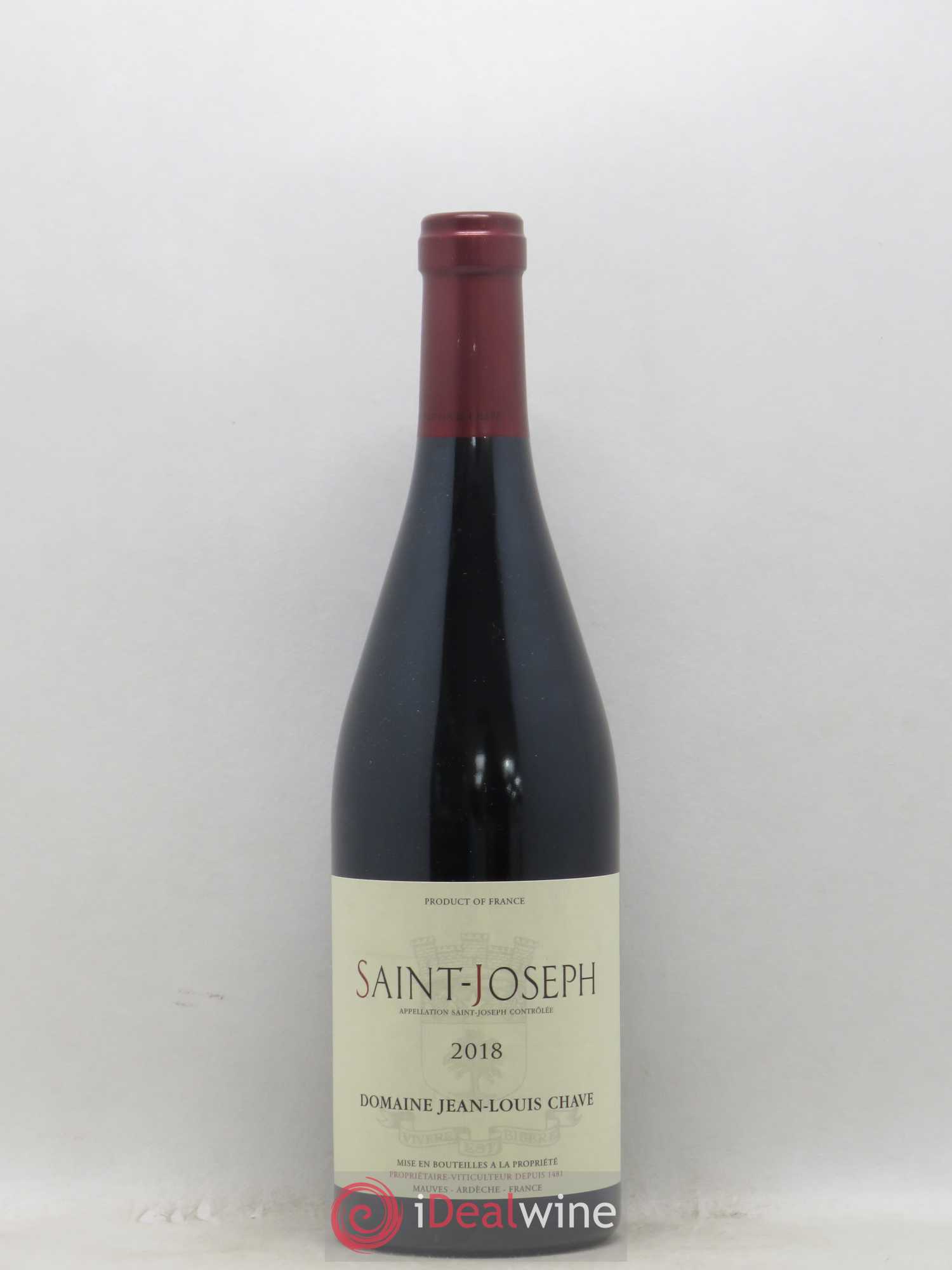 Saint-Joseph Jean-Louis Chave 2018 - Lot de 1 bouteille - 0
