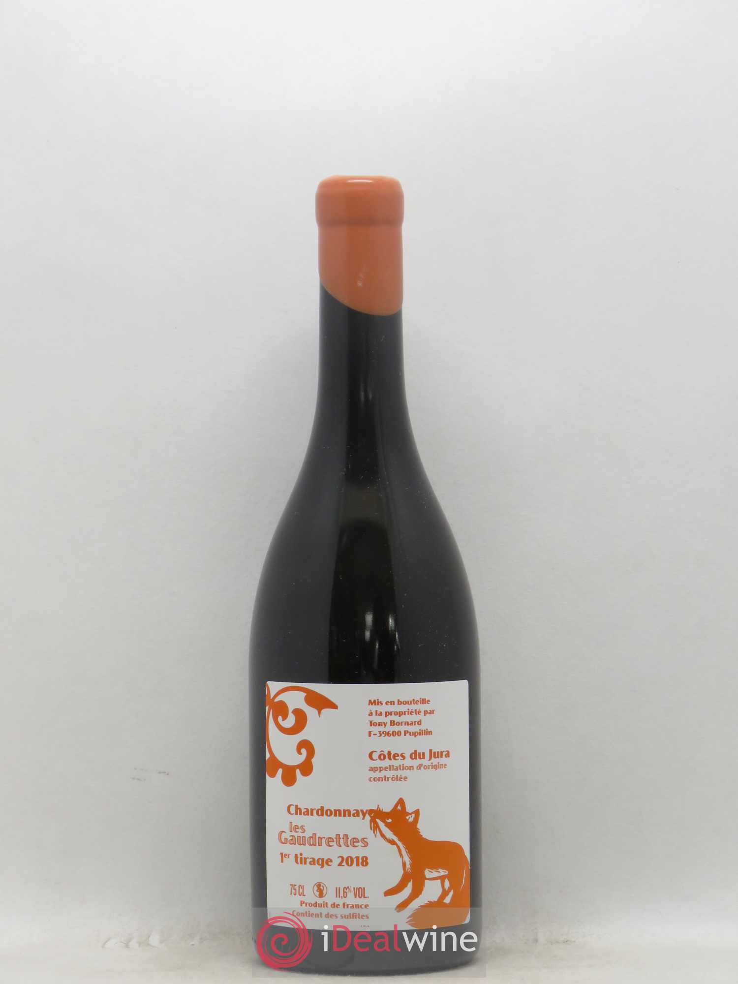 Côtes du Jura Chardonnay Les Gaudrettes Bornard 2018 - Posten von 1 Flasche - 0