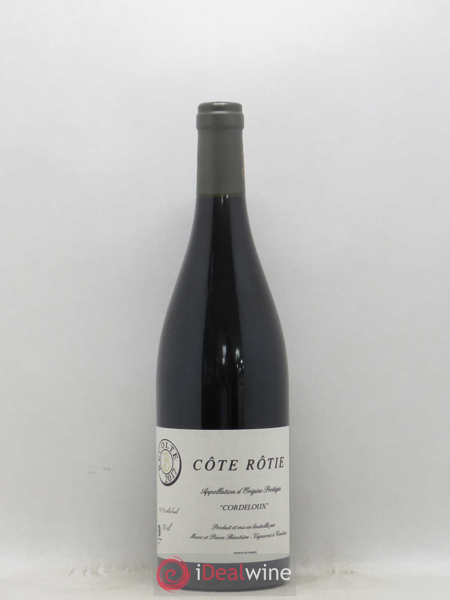 Côte-Rôtie Cordeloux Marie et Pierre Bénetière (Domaine) 2017 - Lot de 1 bouteille - 0