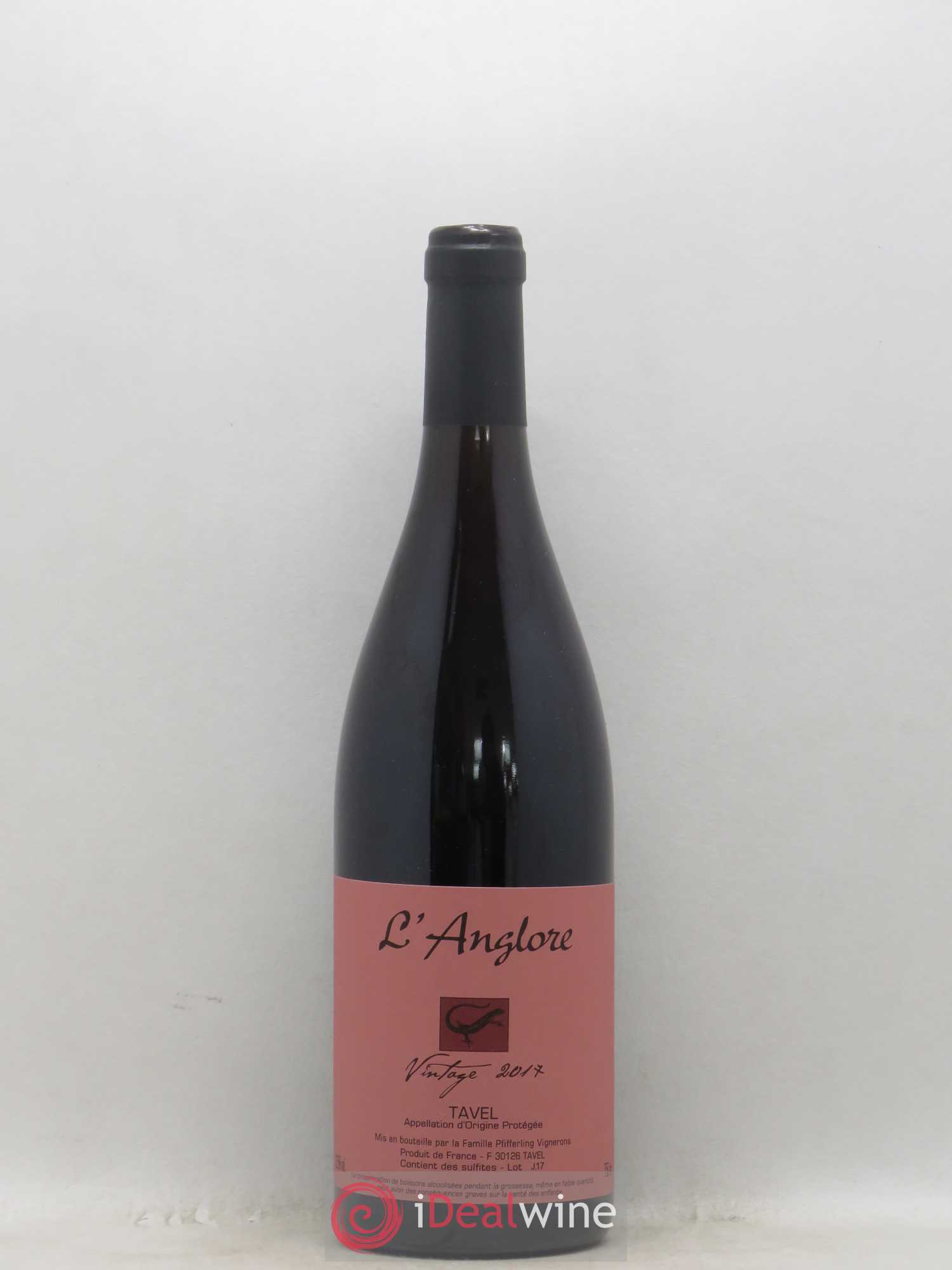 Tavel Vintage L'Anglore 2017 - Lot de 1 bouteille - 0