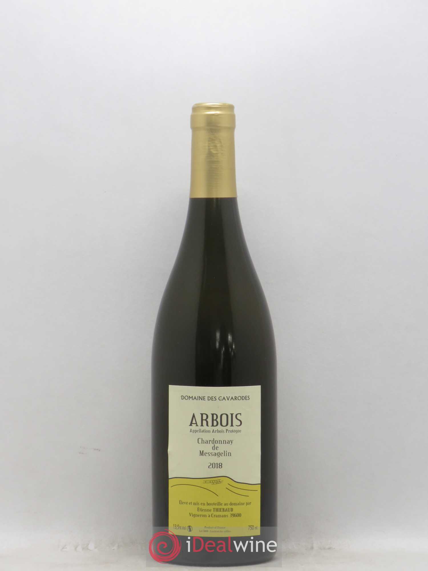 Arbois Chardonnay de Messagelin Cavarodes (Domaine des) - Etienne Thiébaud 2018 - Lot de 1 bouteille - 0