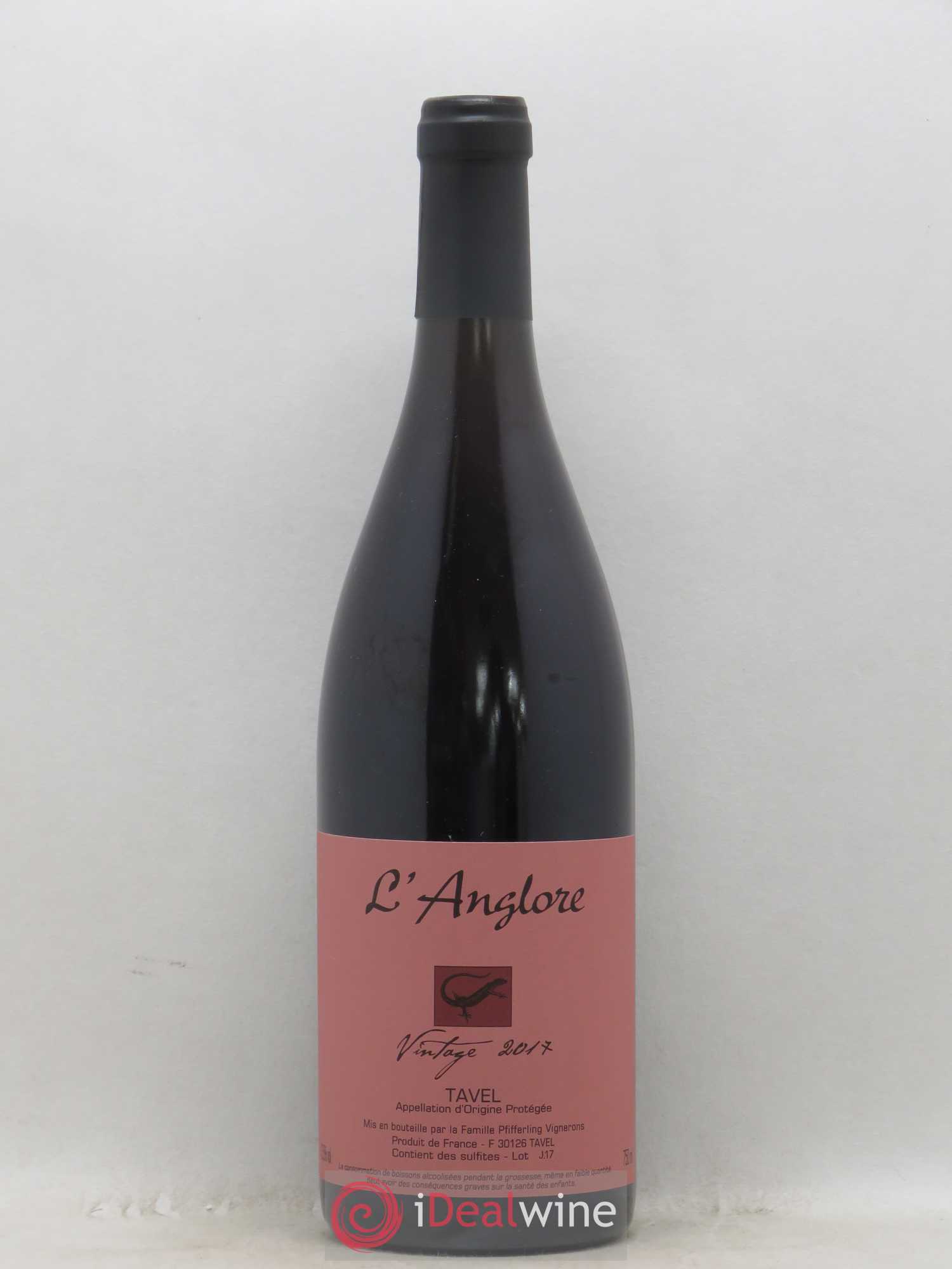 Tavel Vintage L'Anglore 2017 - Lot de 1 bouteille - 0