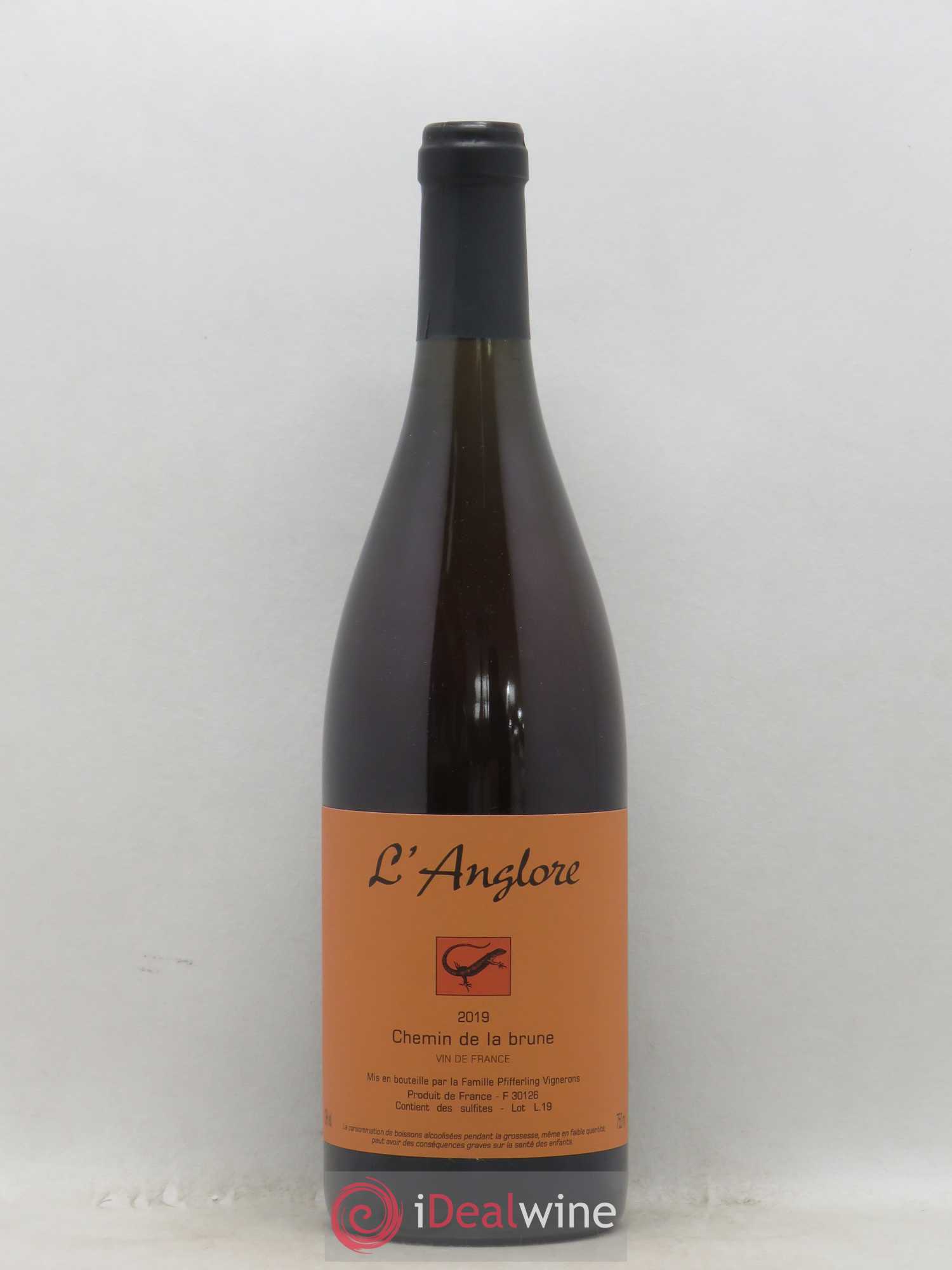 Vin de France Chemin de la brune L'Anglore 2019 - Lot de 1 bouteille - 0