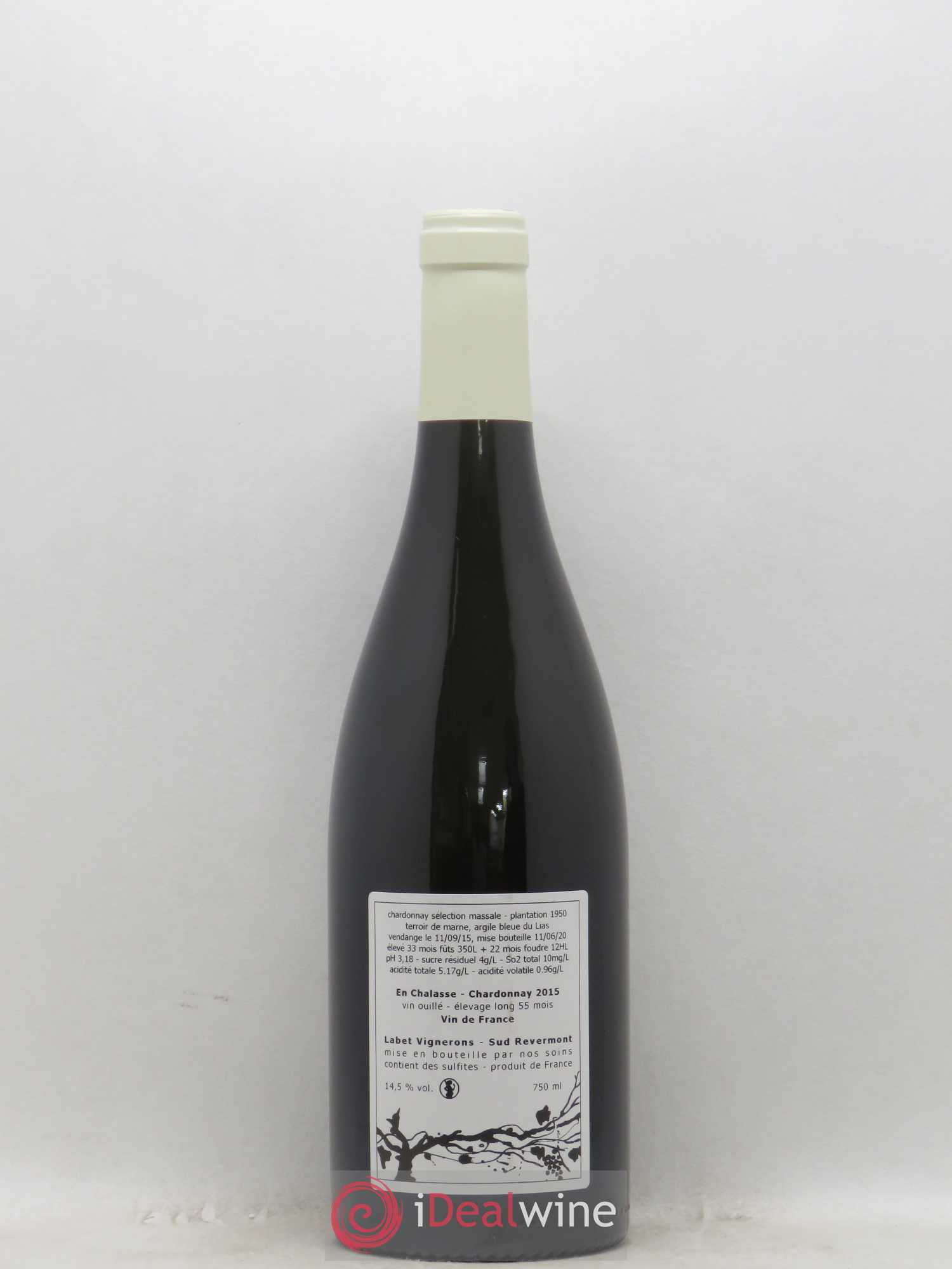 Vin de France Chardonnay En Chalasse Selections massales Labet 2015 - Posten von 1 Flasche - 1