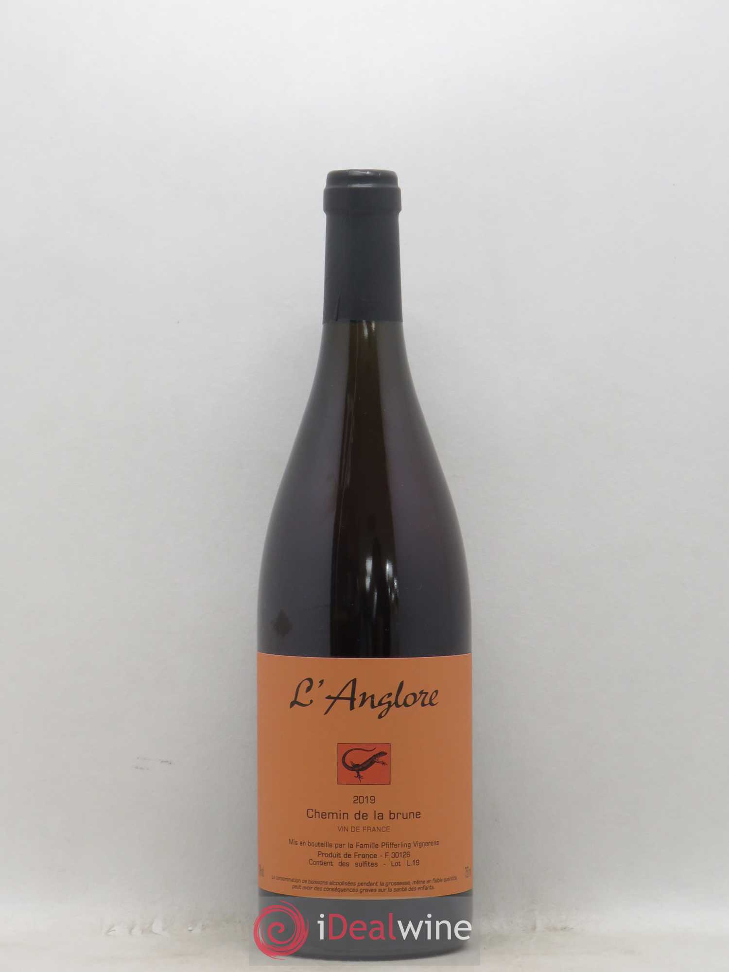 Vin de France Chemin de la brune L'Anglore 2019 - Lot de 1 bouteille - 0