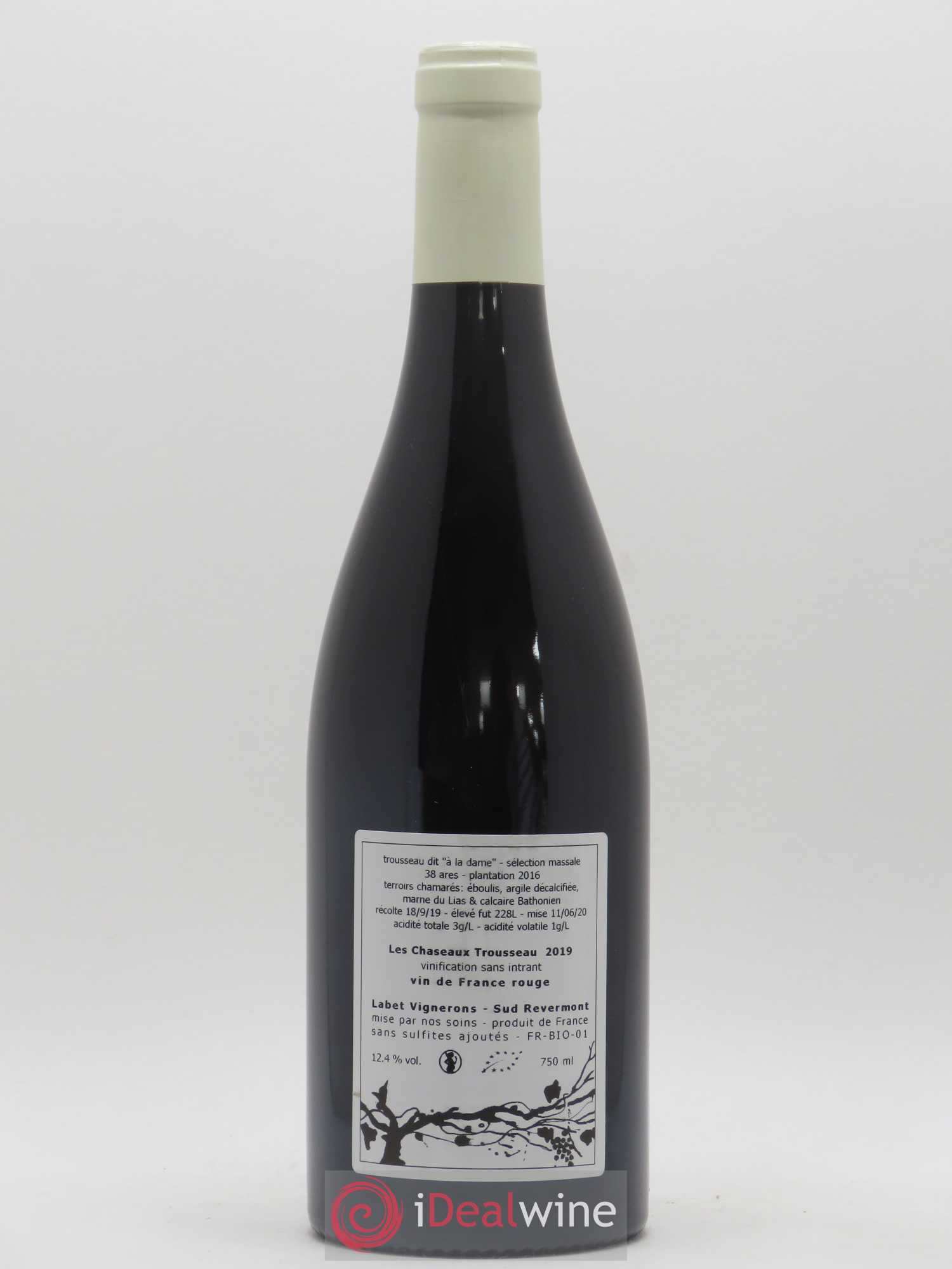 Côtes du Jura Trousseau En Chaseaux Labet (Domaine) 2019 - Posten von 1 Flasche - 1