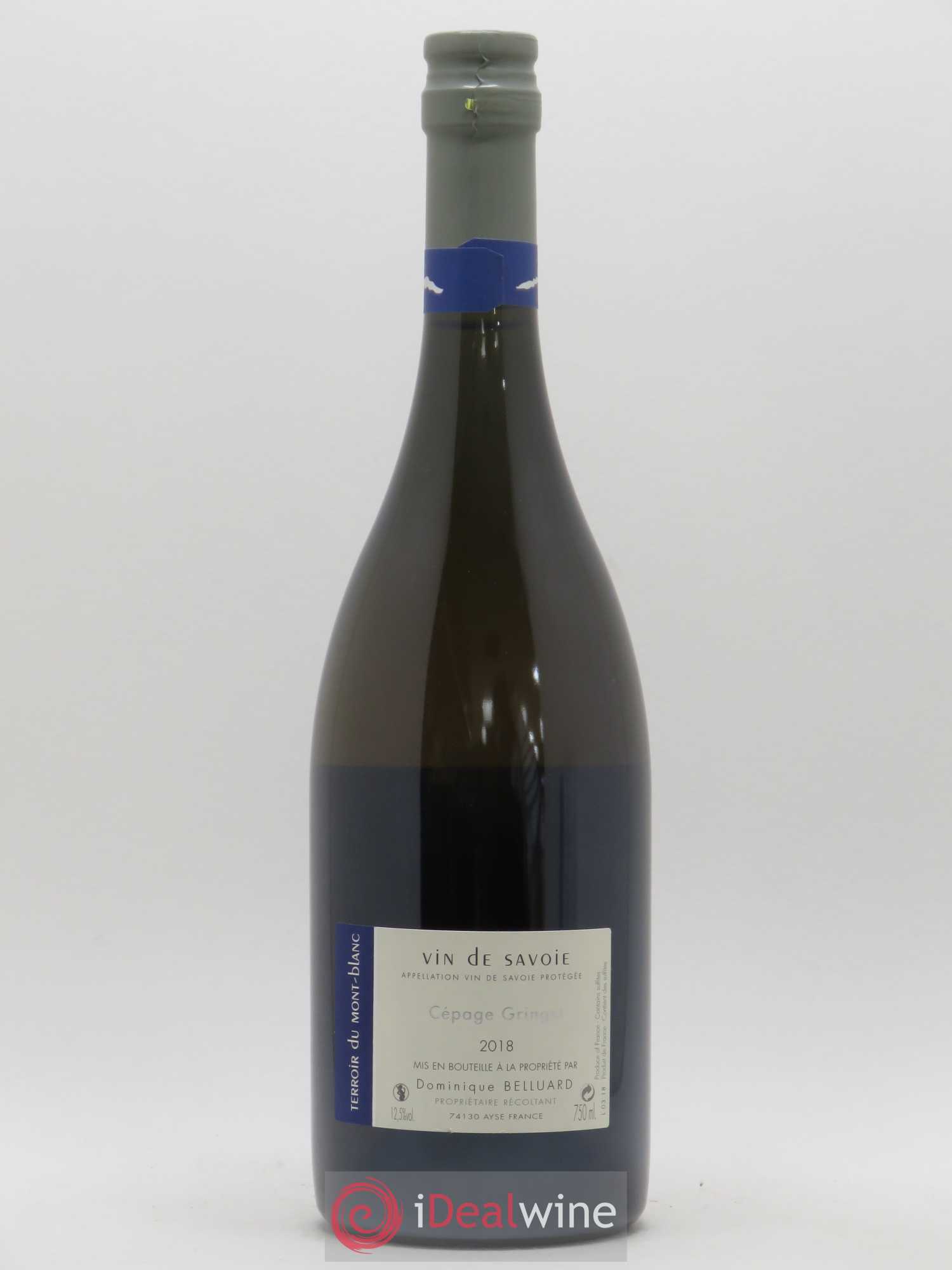 Vin de Savoie Pur Jus 100% Domaine Belluard 2018 - Lot de 1 bouteille - 1