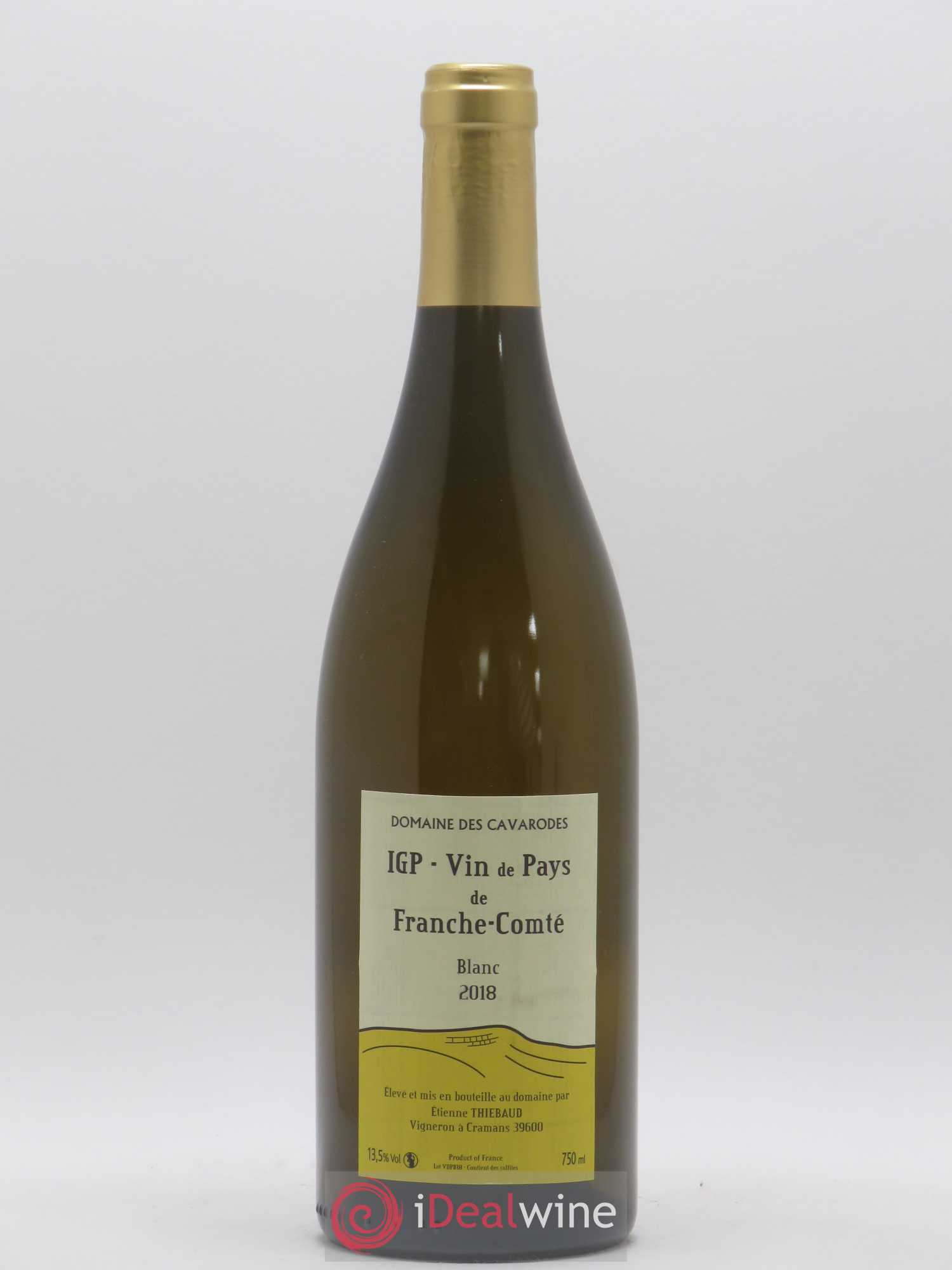 Vin de France IGP Vin de Franche Comté Domaine des Cavarodes 2018 - Posten von 1 Flasche - 0