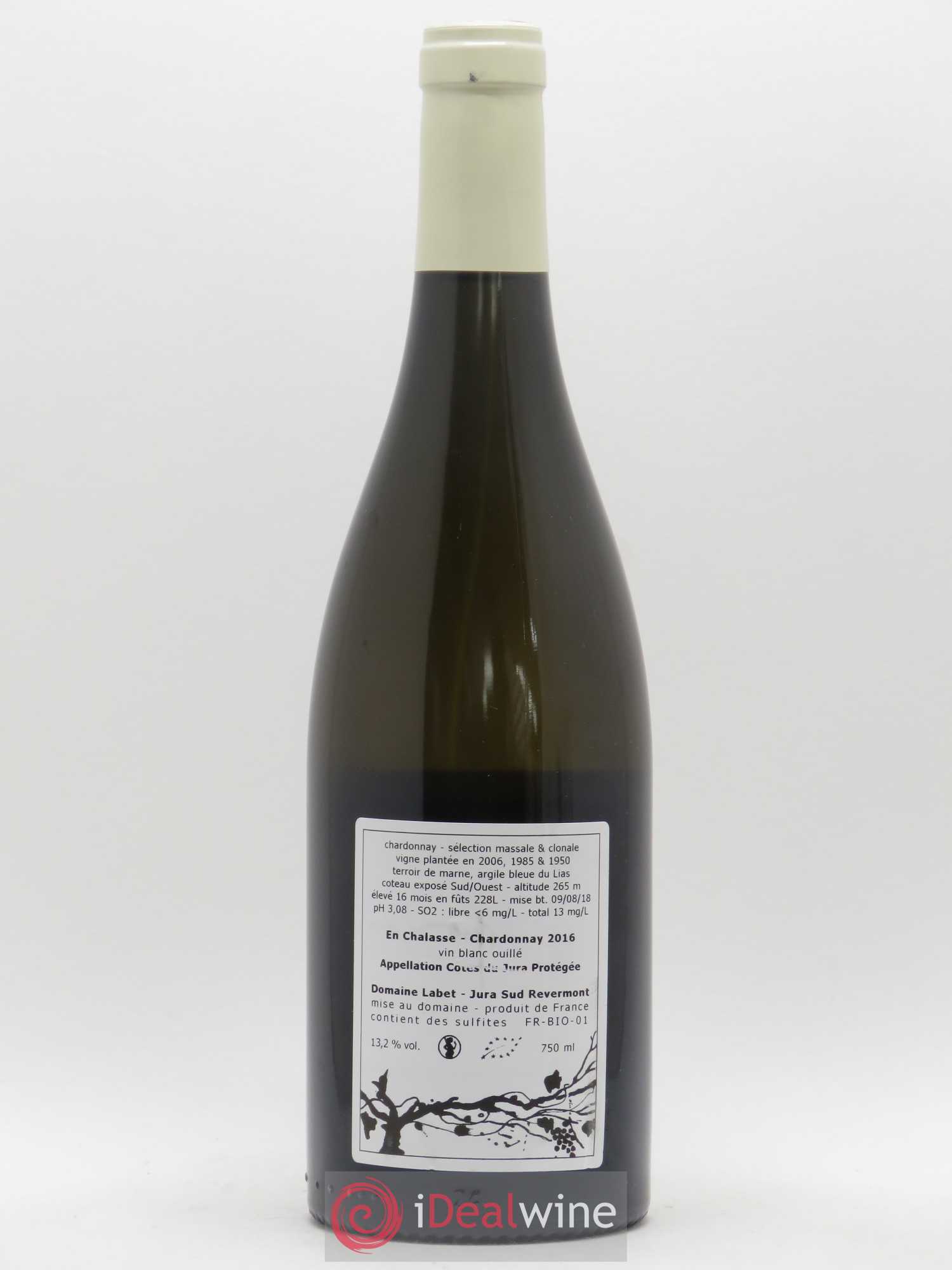 Côtes du Jura Chardonnay En Chalasse Romain - Julien - Charline Labet 2016 - Lot de 1 bouteille - 1