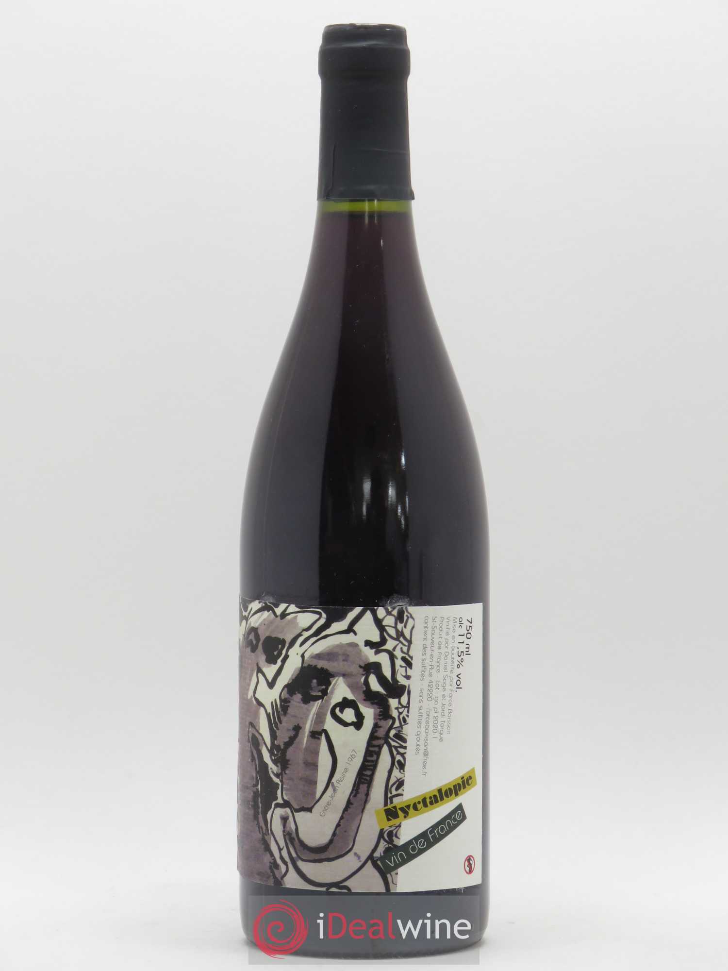 Vin de France Nyctalopie Daniel Sage 2019 - Lot de 1 bouteille - 0