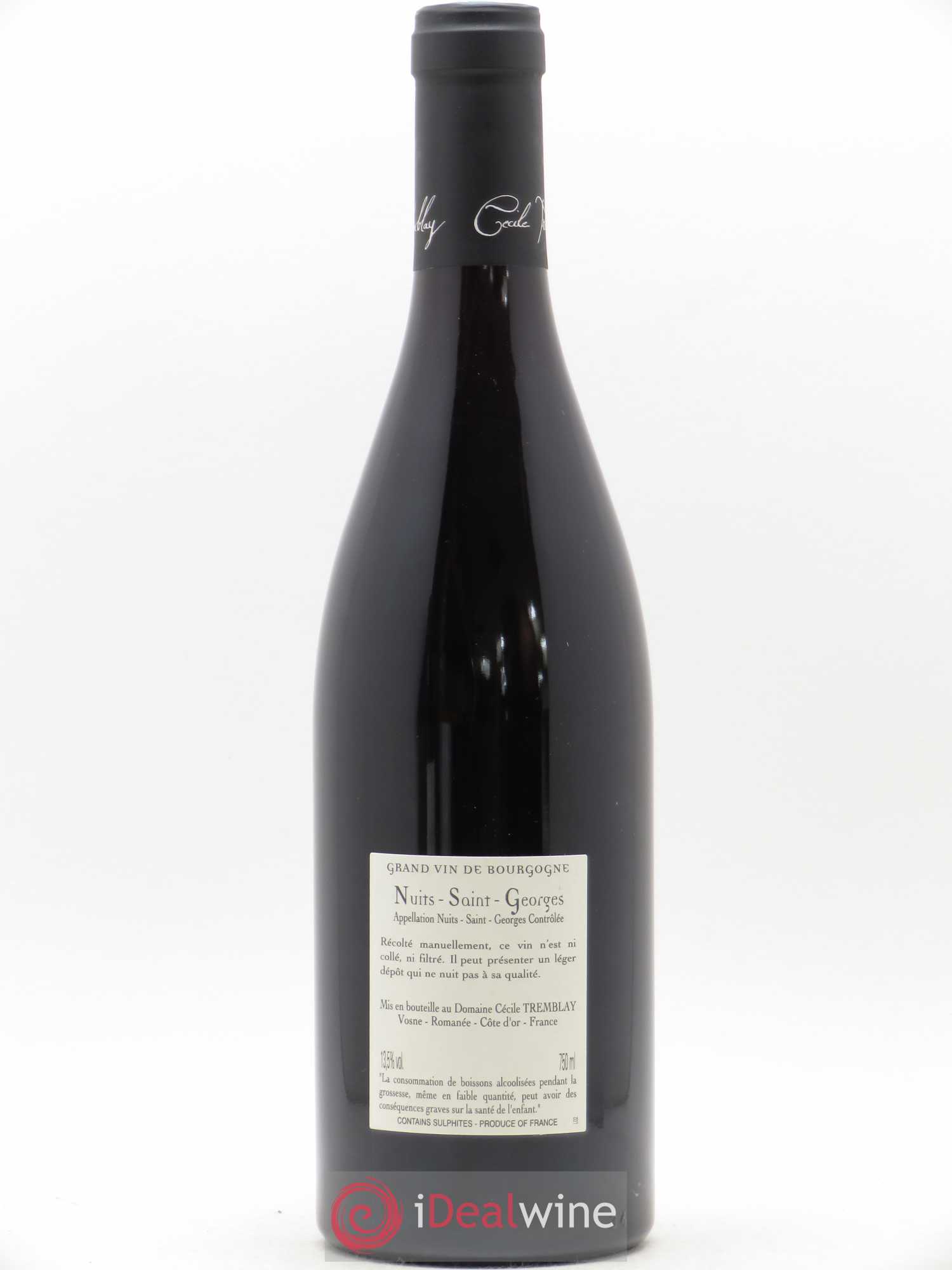 Nuits-Saint-Georges Albuca Cécile Tremblay 2018 - Lot de 1 bouteille - 1