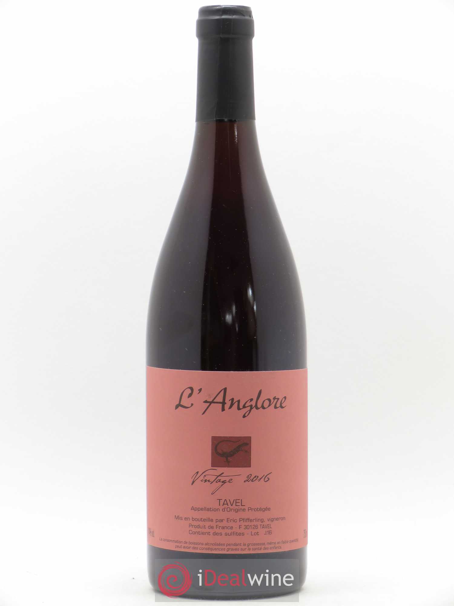 Tavel Vintage L'Anglore 2016 - Lot de 1 bouteille - 0