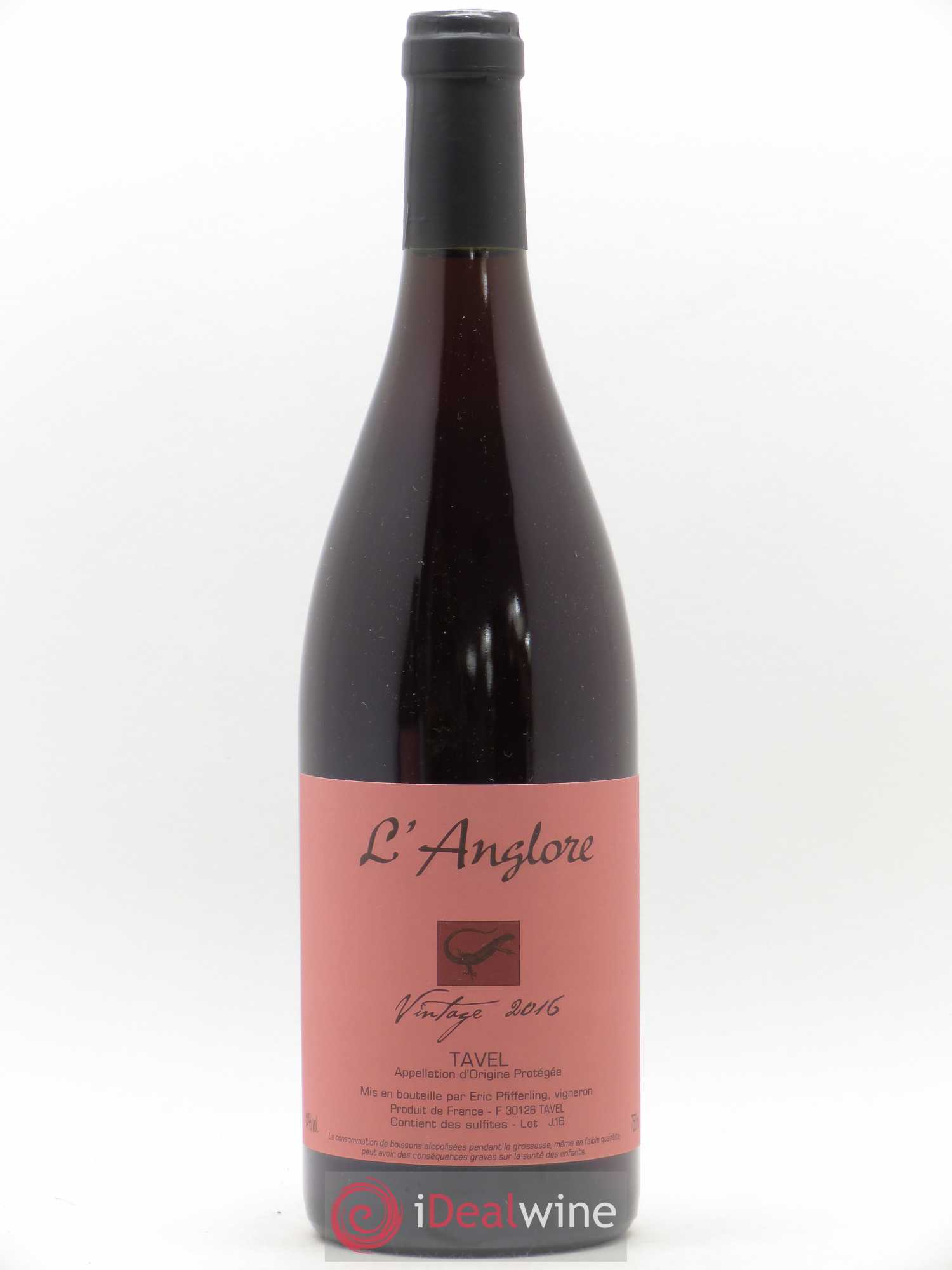 Tavel Vintage L'Anglore 2016 - Lot de 1 bouteille - 0