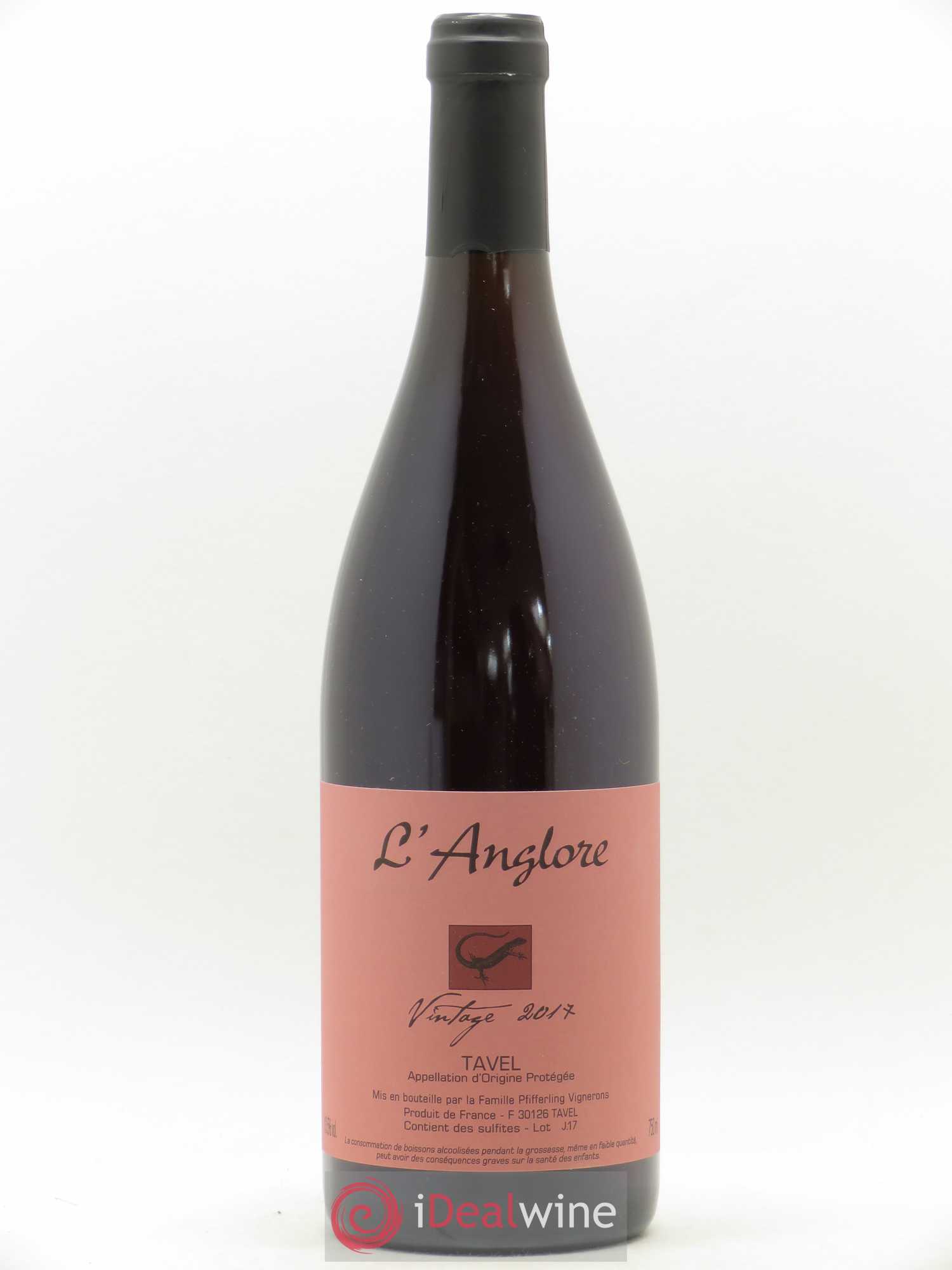 Tavel Vintage L'Anglore 2017 - Lot de 1 bouteille - 0
