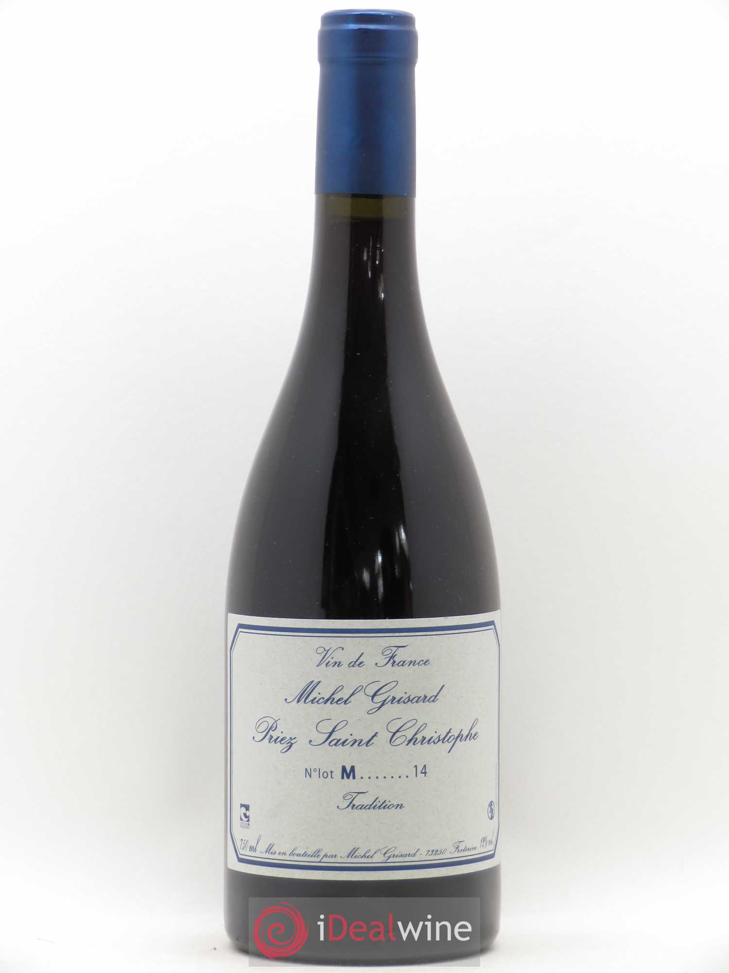 Vin de France Mondeuse Tradition Priez Saint Christophe Michel Grisard 2014 - Posten von 1 Flasche - 0