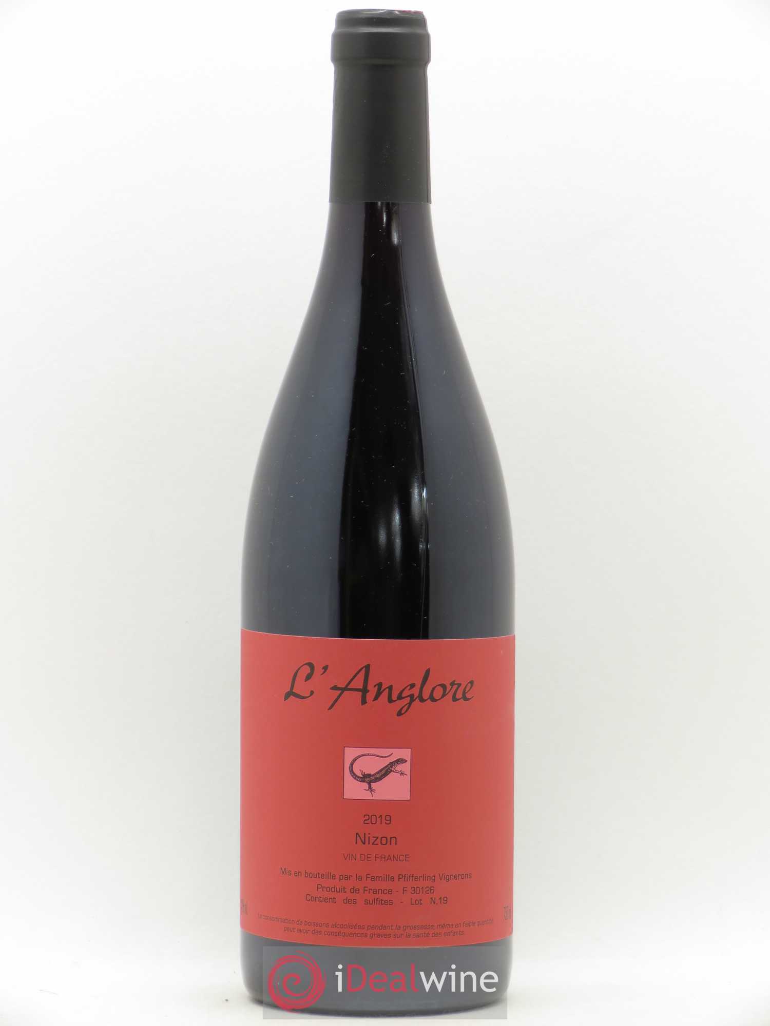 Vin de France Nizon L'Anglore 2019 - Lot de 1 bouteille - 0