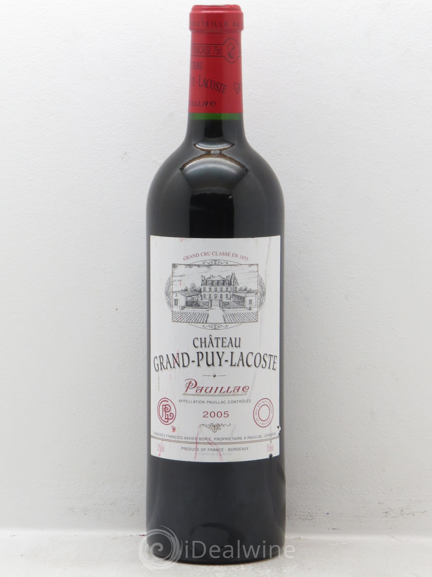 Château Grand Puy Lacoste 5ème Grand Cru Classé 2005 - Lot de 1 bouteille - 0