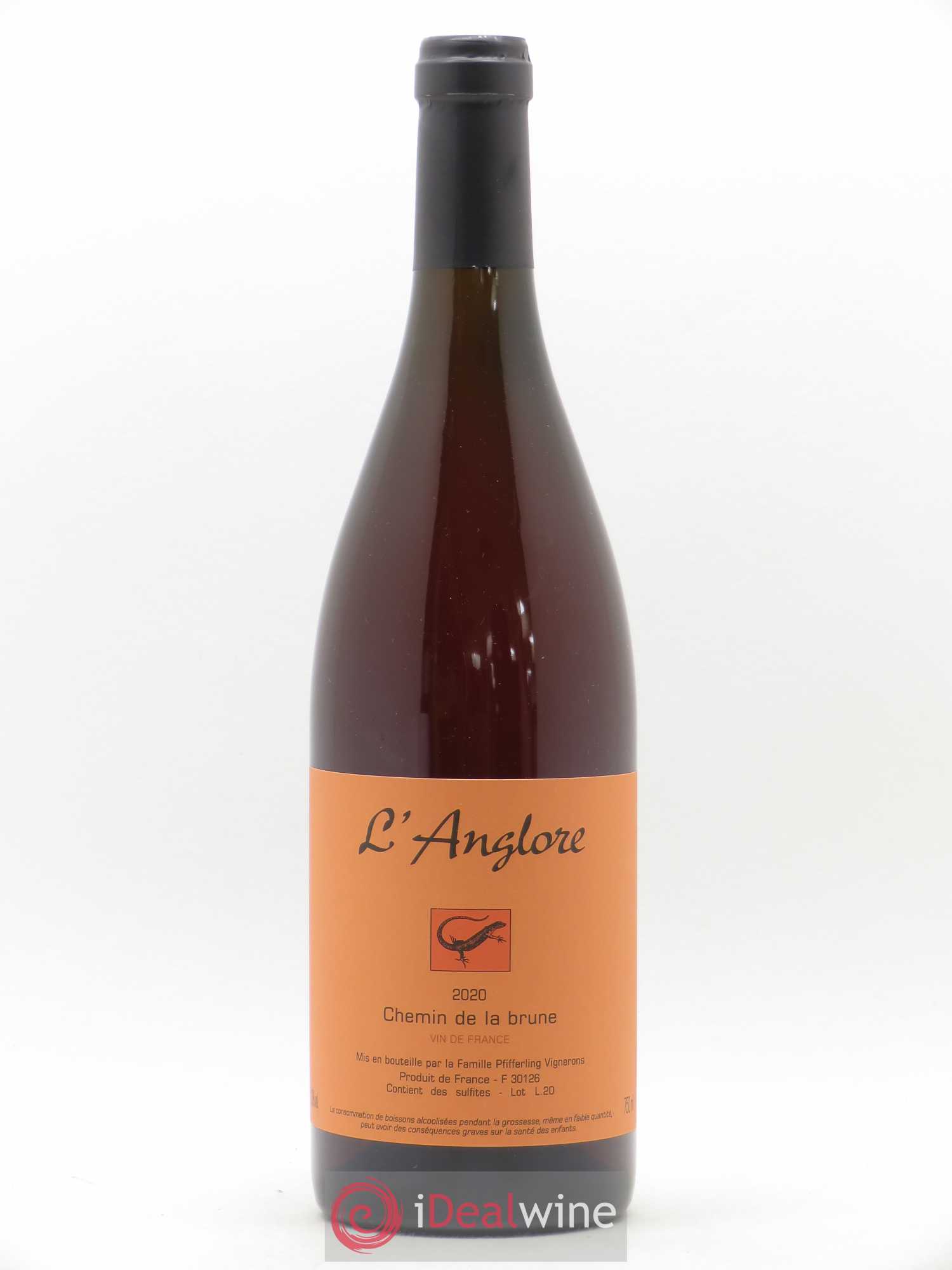 Vin de France Chemin de la brune L'Anglore 2020 - Lot de 1 bouteille - 0