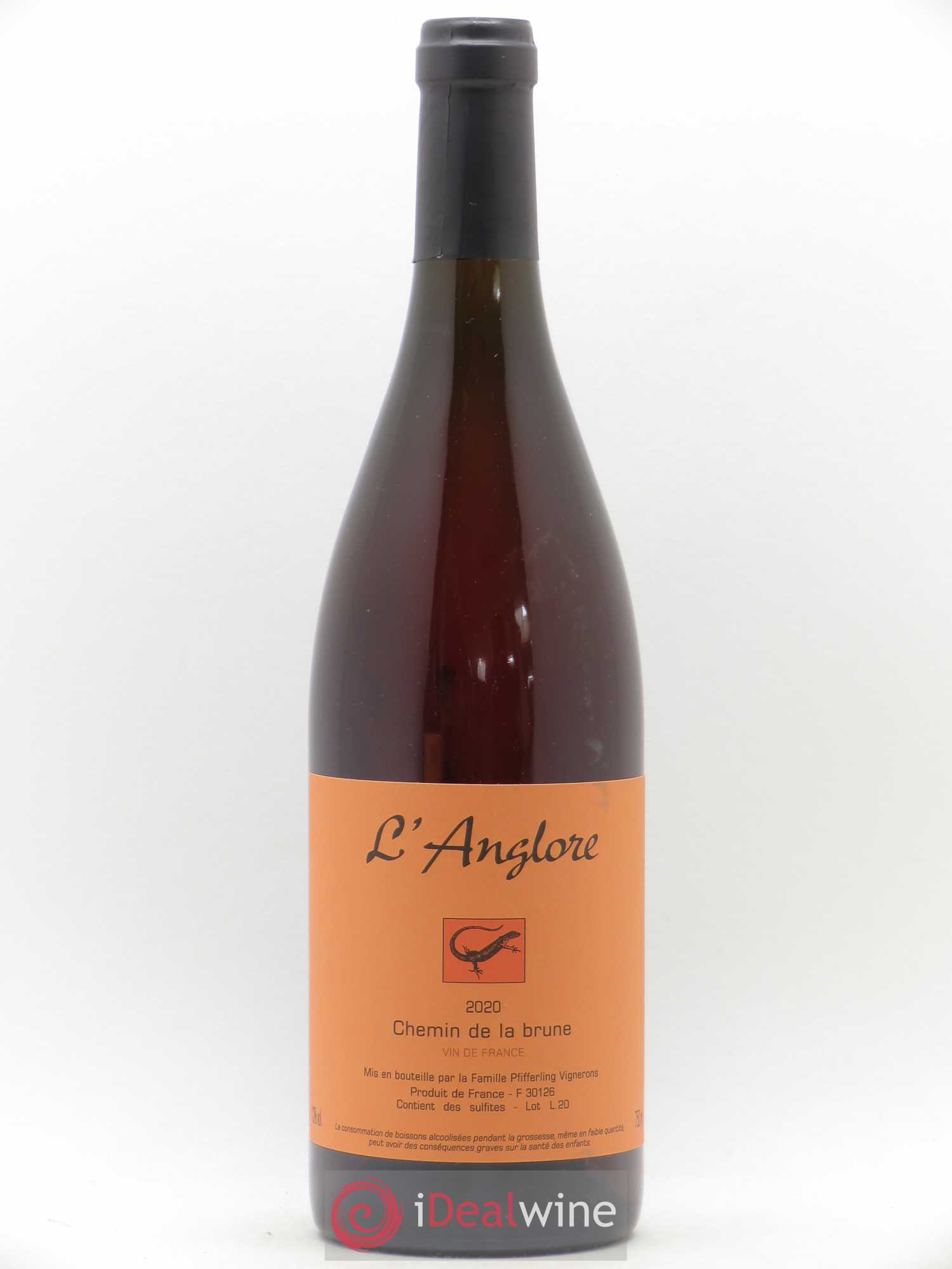 Vin de France Chemin de la brune L'Anglore 2020 - Lot de 1 bouteille - 0