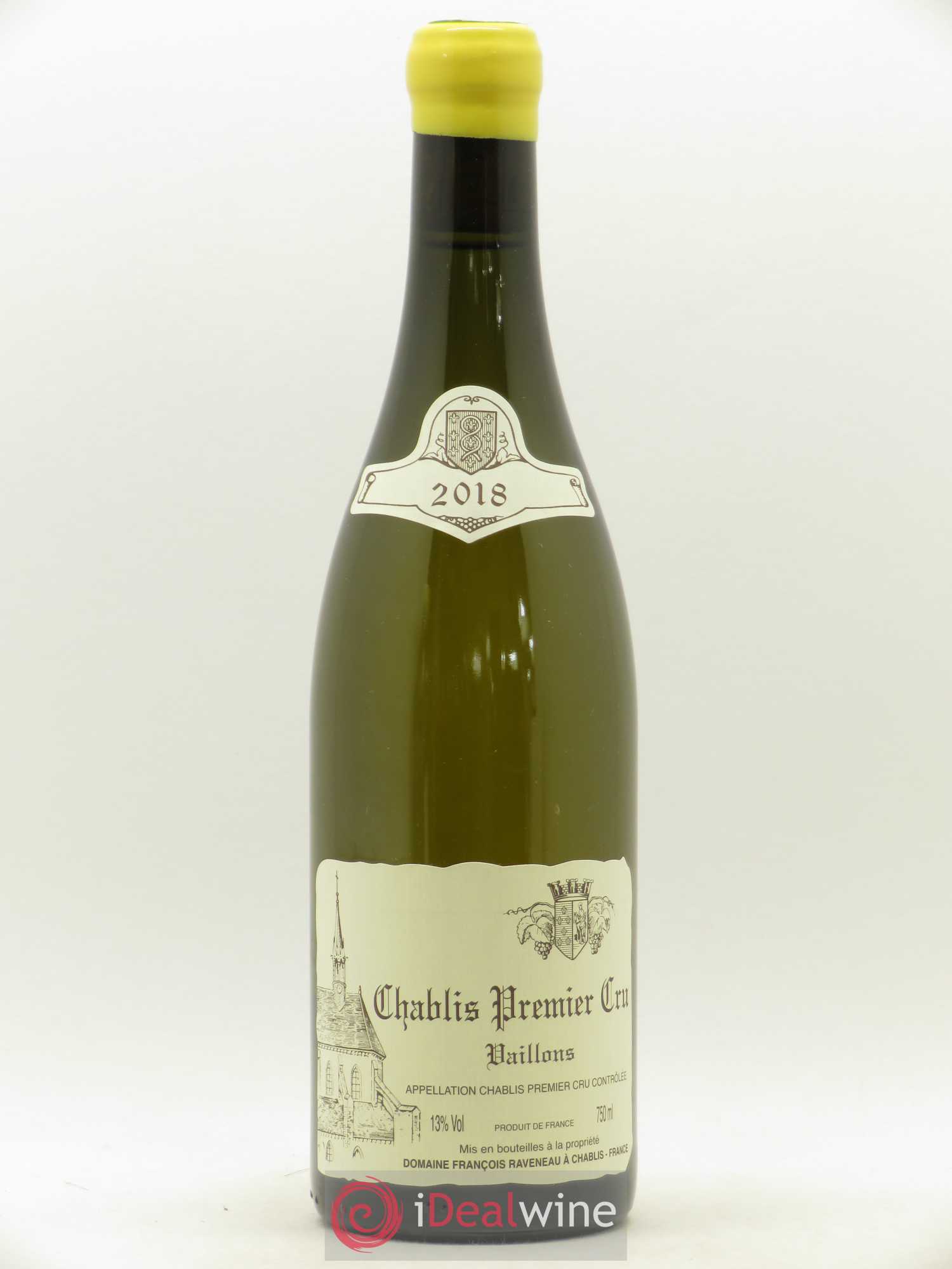 Chablis 1er Cru Vaillons Raveneau (Domaine) 2018 - Lot de 1 bouteille - 0