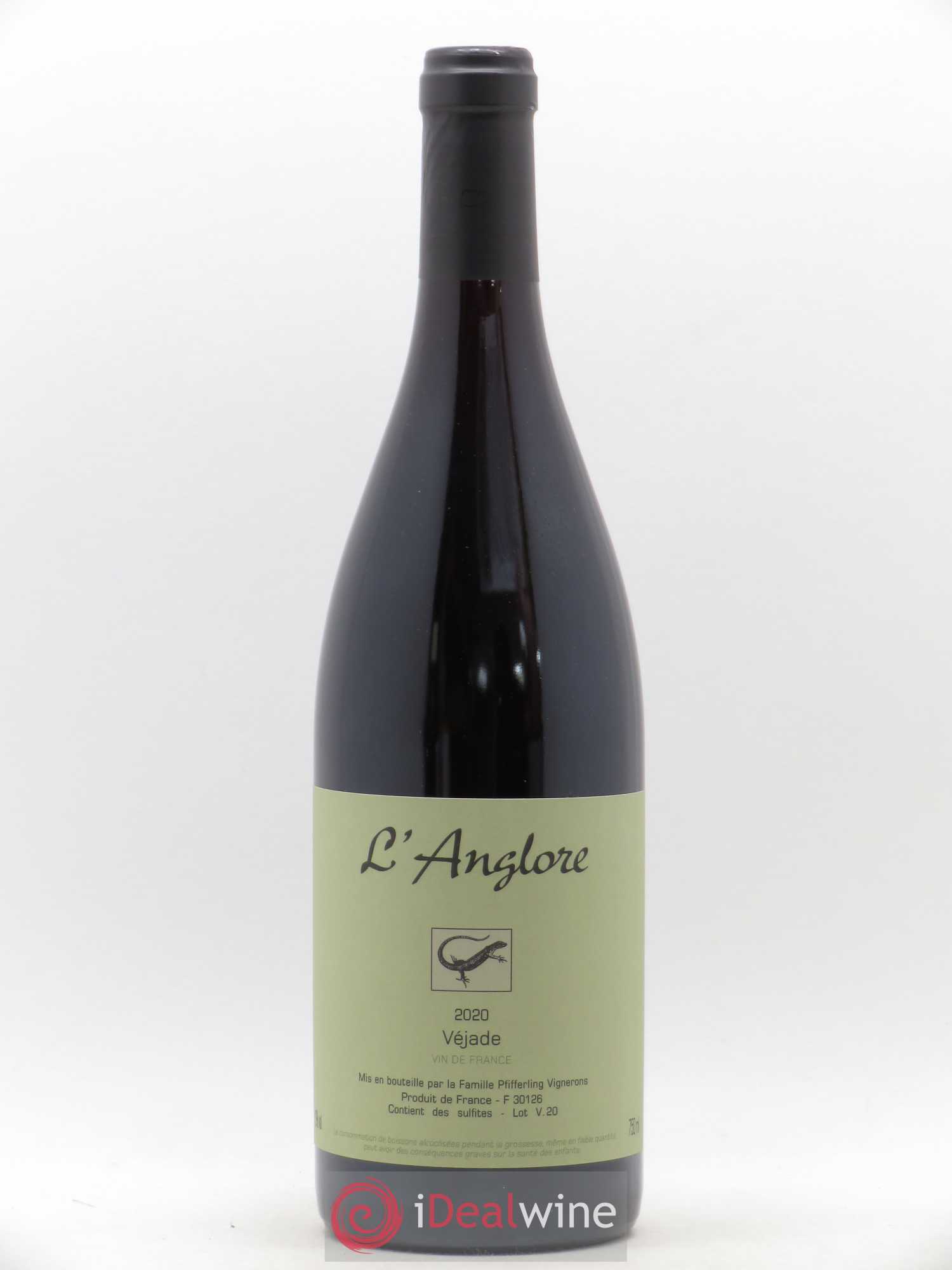 Vin de France Véjade L'Anglore 2020 - Lot de 1 bouteille - 0
