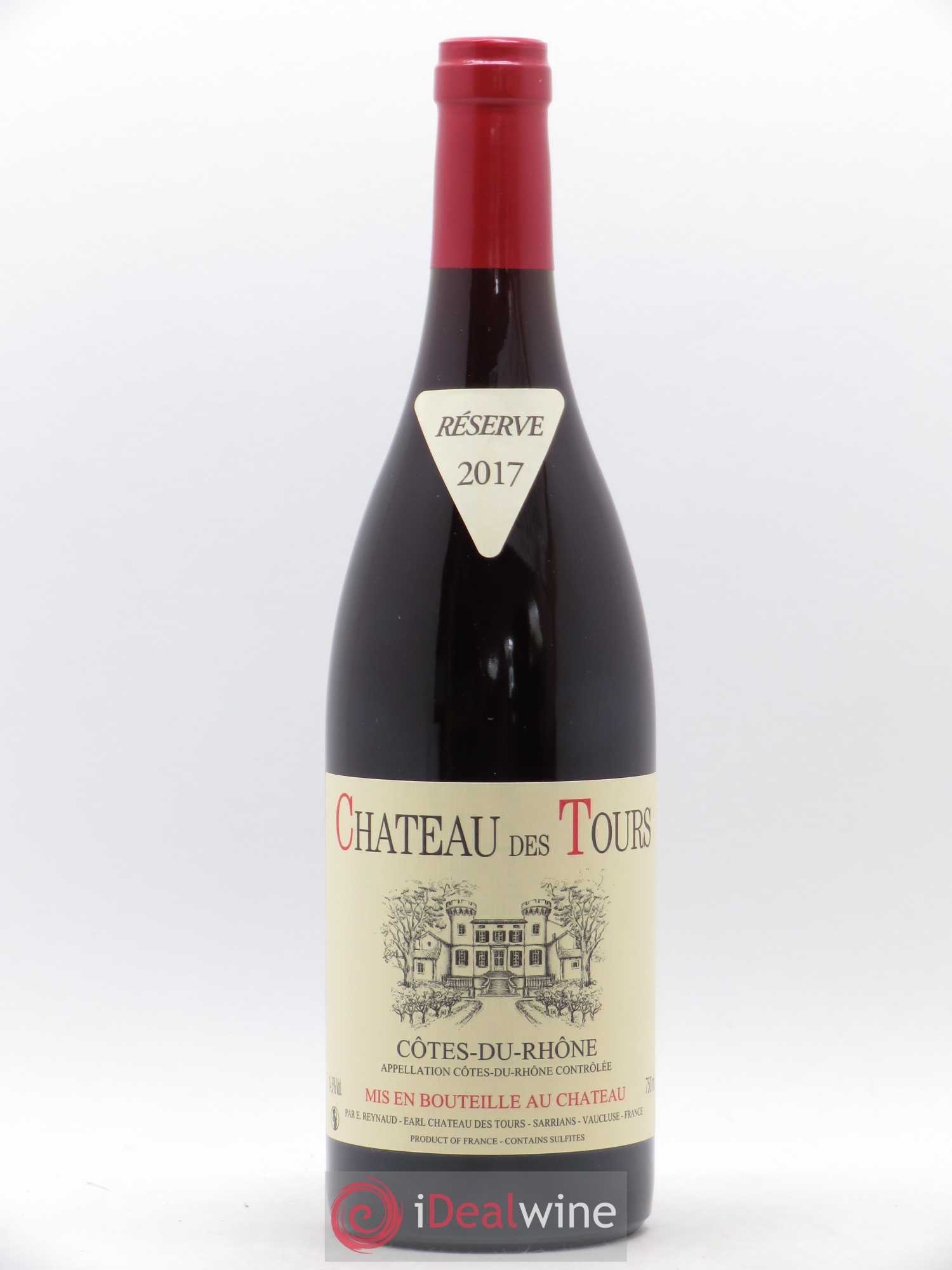 Côtes-du-Rhône Château des Tours Emmanuel Reynaud 2017 - Lot de 1 bouteille - 0