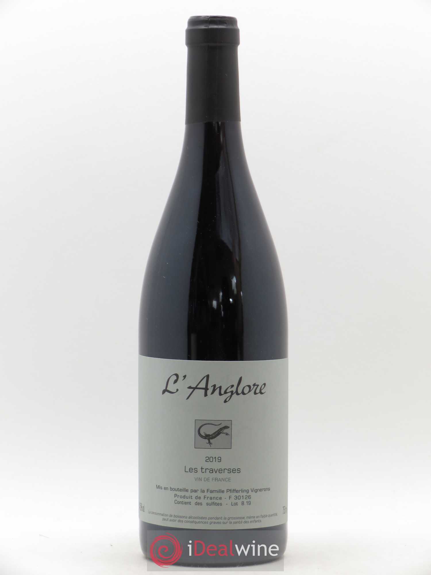 Vin de France Les Traverses L'Anglore 2019 - Lot de 1 bouteille - 0