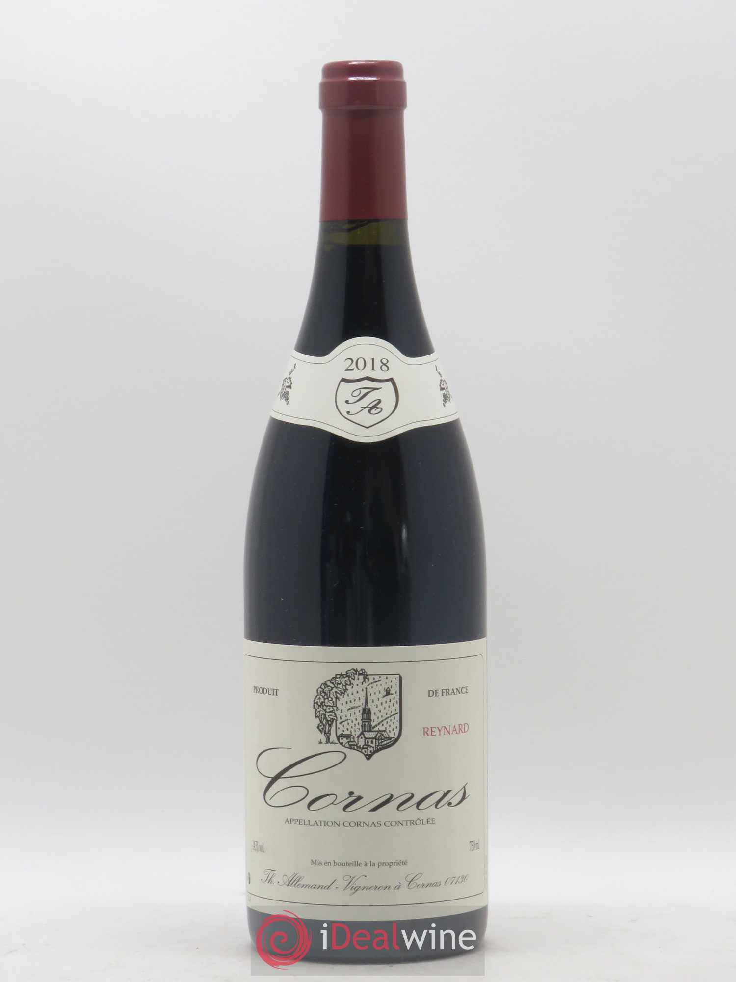 Cornas Reynard Thierry Allemand 2018 - Lot de 1 bouteille - 0