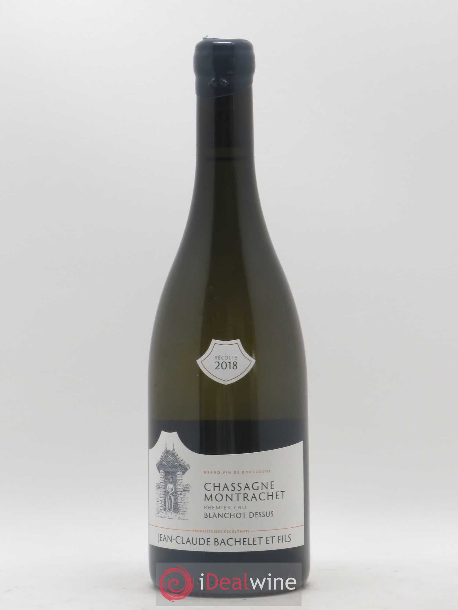 Chassagne-Montrachet 1er Cru Blanchot Dessus Jean-Claude Bachelet (Domaine) 2018 - Lot de 1 bouteille - 0