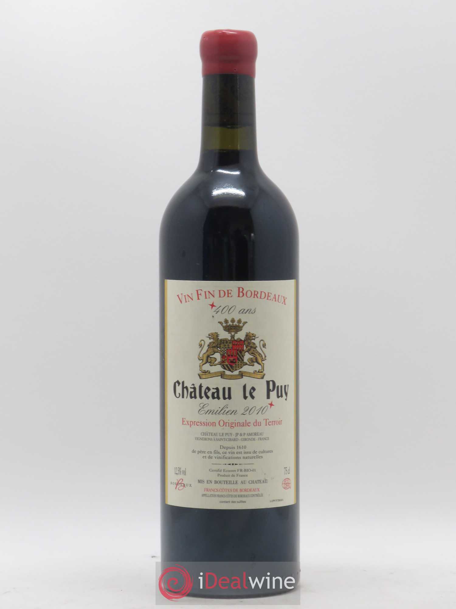 Le Puy - Cuvée Emilien 2010 - Lot de 1 bouteille - 0