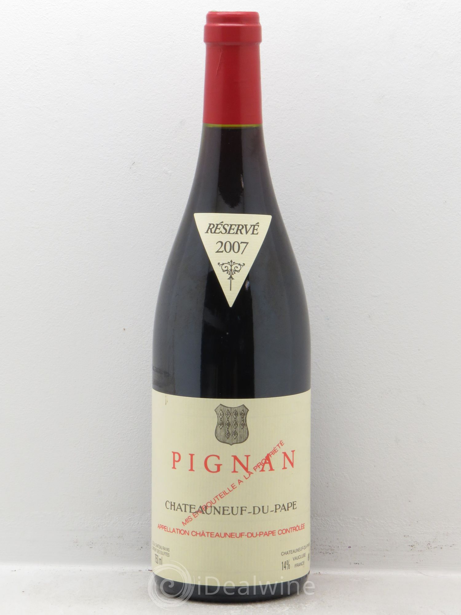 Châteauneuf-du-Pape Pignan Emmanuel Reynaud 2007 - Lot de 1 bouteille - 0