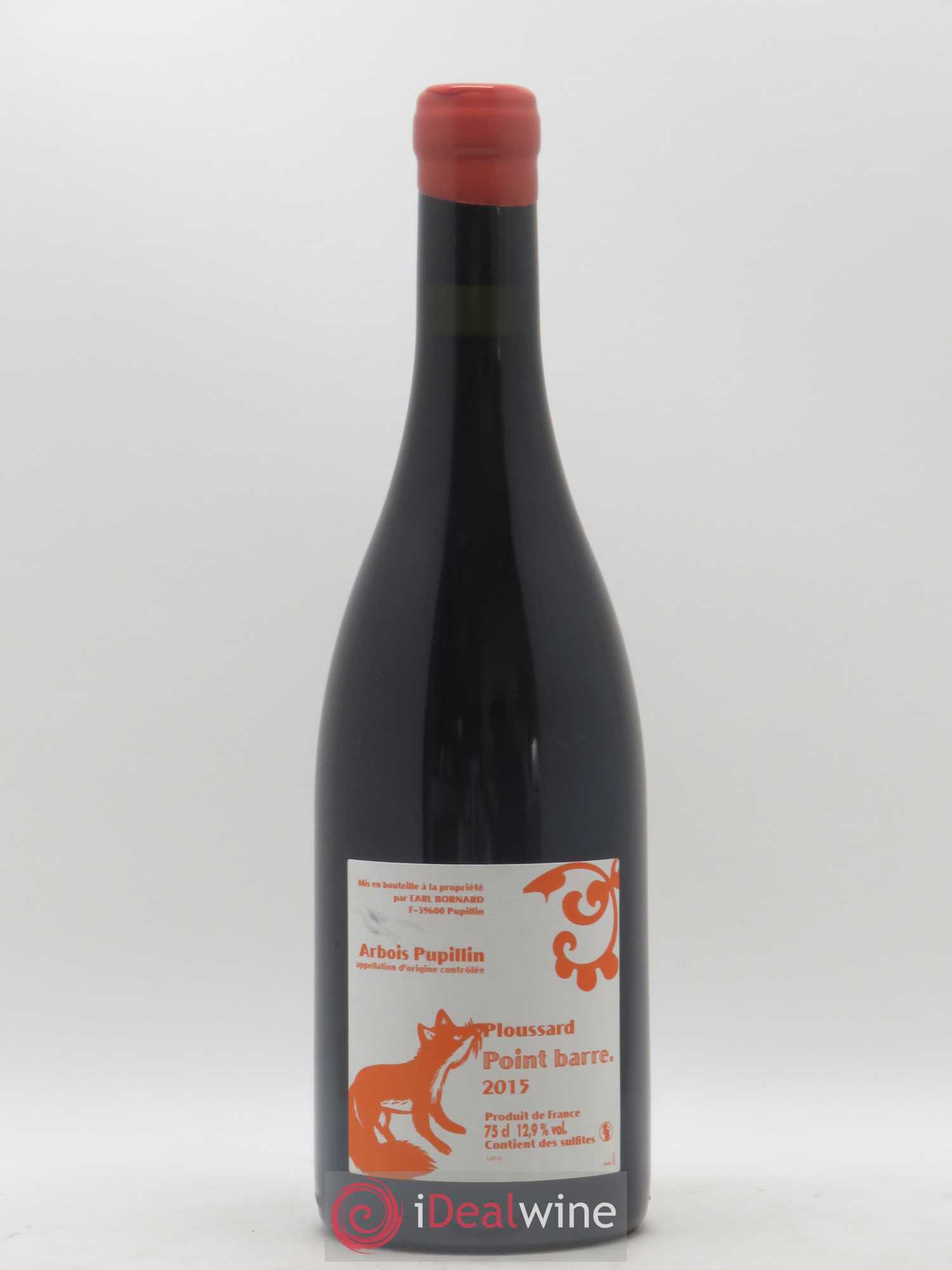 Arbois-Pupillin Ploussard Point Barre Bornard 2015 - Lot de 1 bouteille - 0