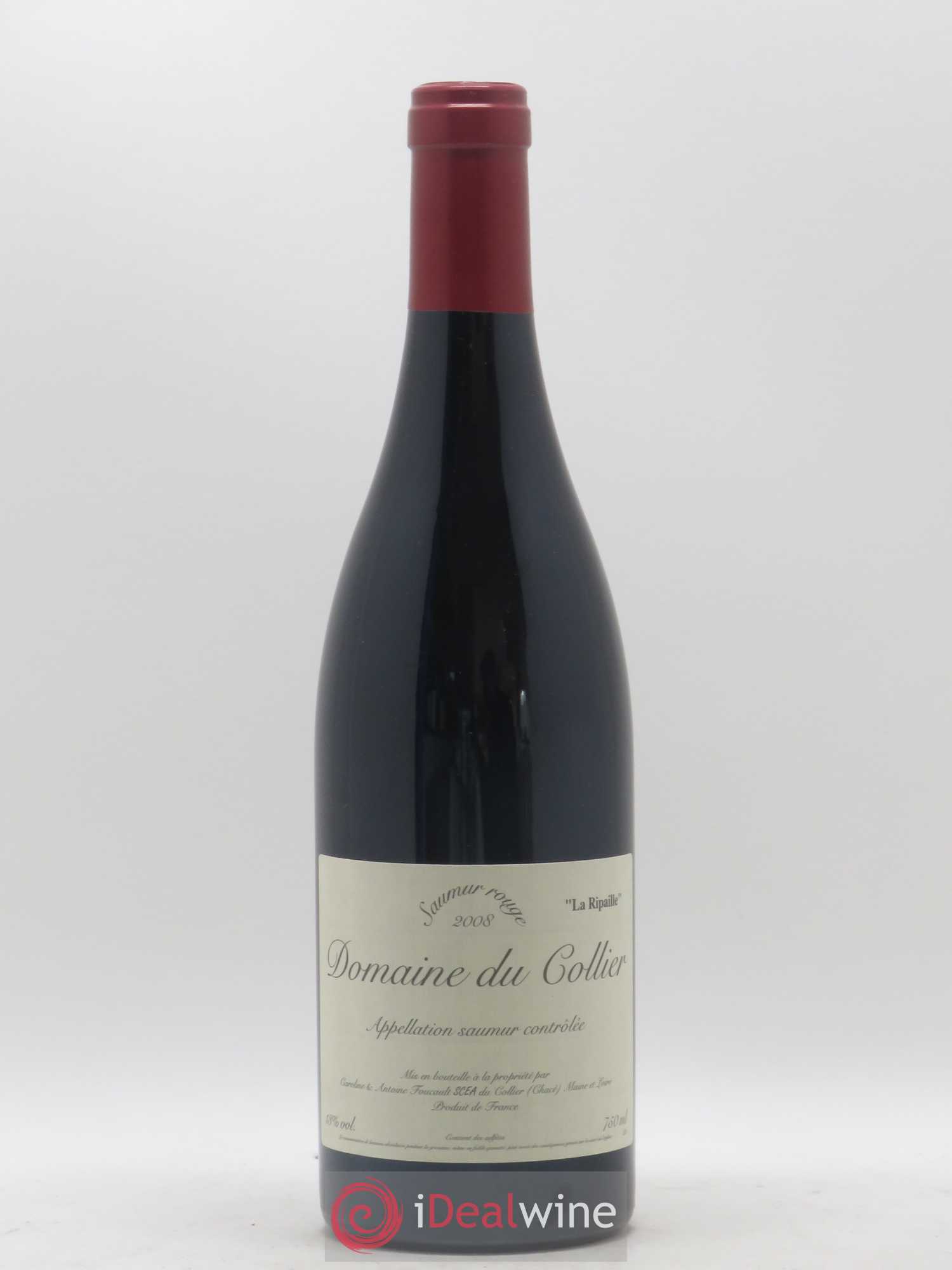 Saumur La Ripaille Domaine du Collier 2008 - Lot de 1 bouteille - 0