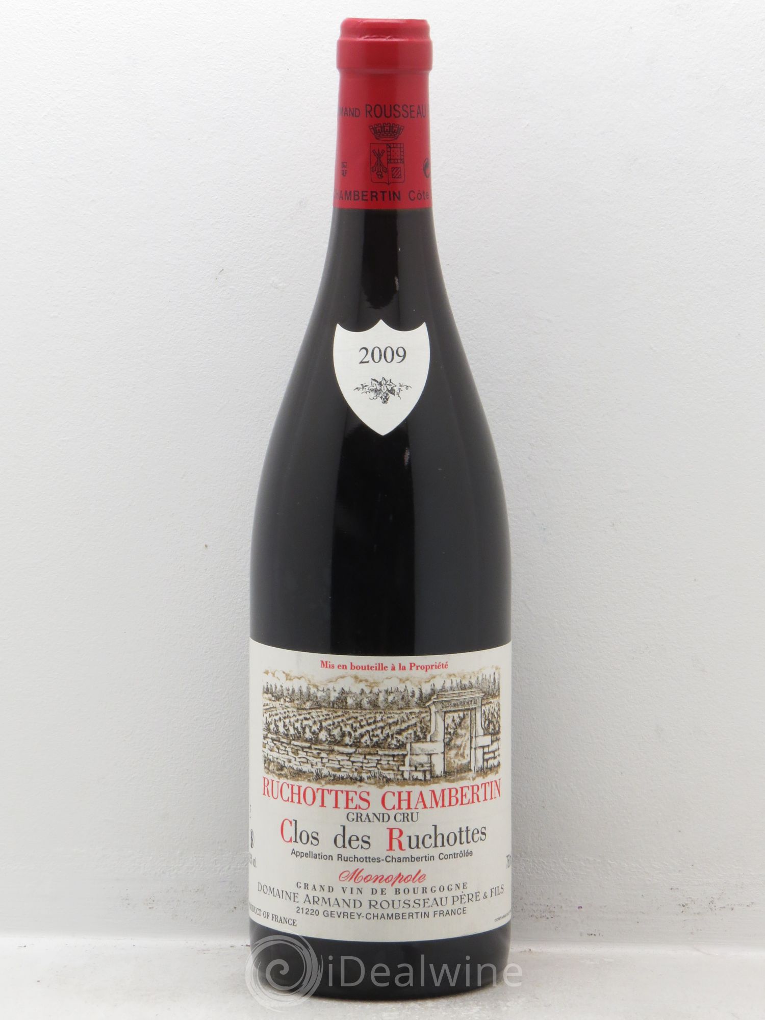 Ruchottes-Chambertin Grand Cru Clos des Ruchottes Armand Rousseau (Domaine) 2009 - Lot de 1 bouteille - 0