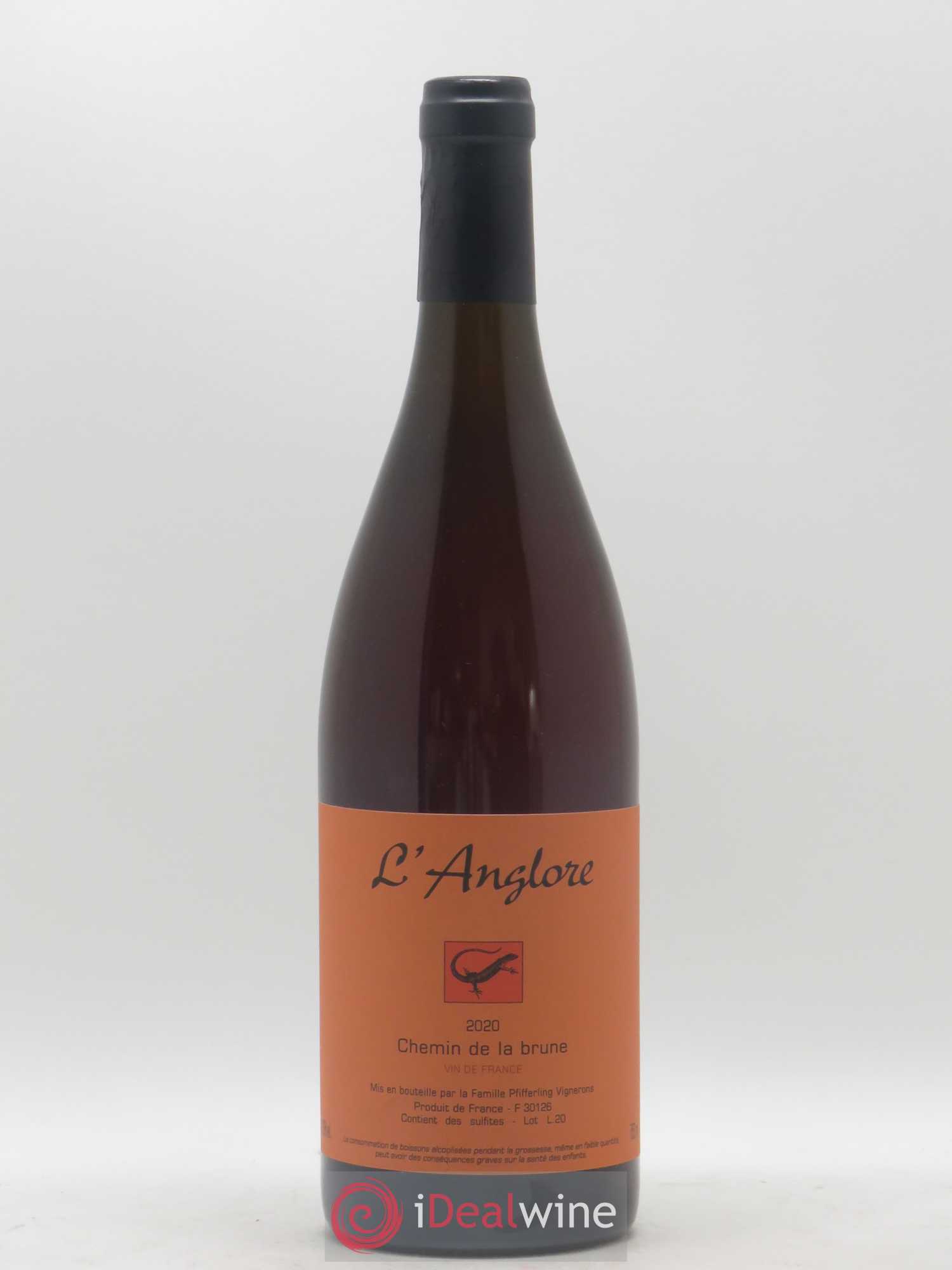 Vin de France Chemin de la brune L'Anglore 2020 - Lot de 1 bouteille - 0