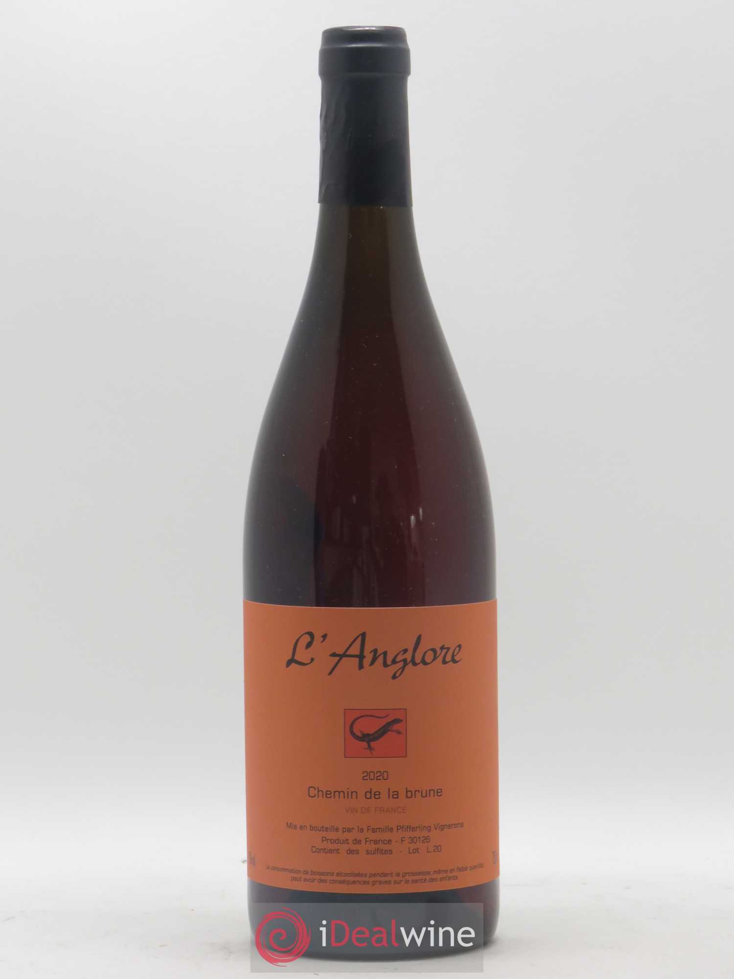 Vin de France Chemin de la brune L'Anglore 2020 - Lot de 1 bouteille - 0