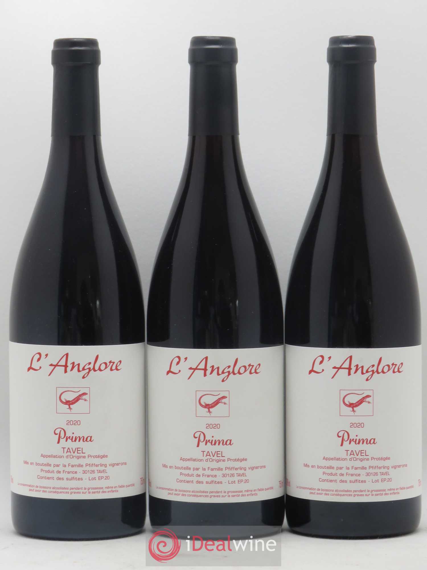 Tavel Prima L'Anglore 2020 - Posten von 6 Flaschen - 2
