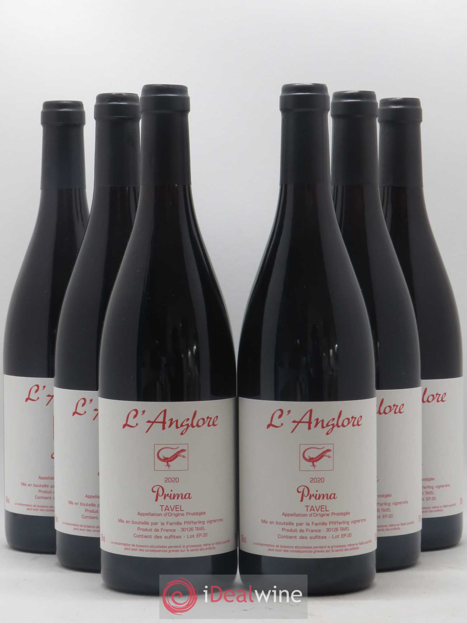 Tavel Prima L'Anglore 2020 - Posten von 6 Flaschen - 0