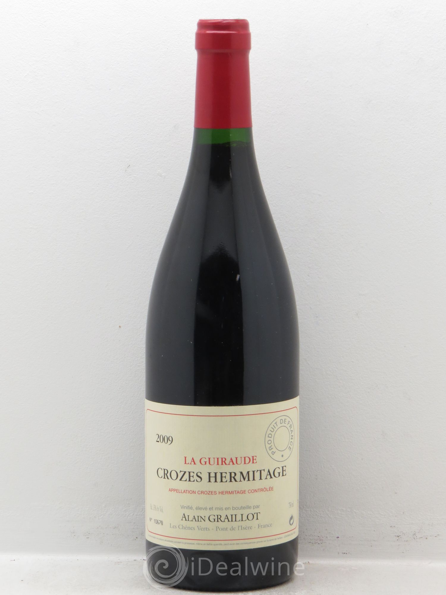 Crozes-Hermitage La Guiraude Domaine Graillot 2009 - Lot de 1 bouteille - 0