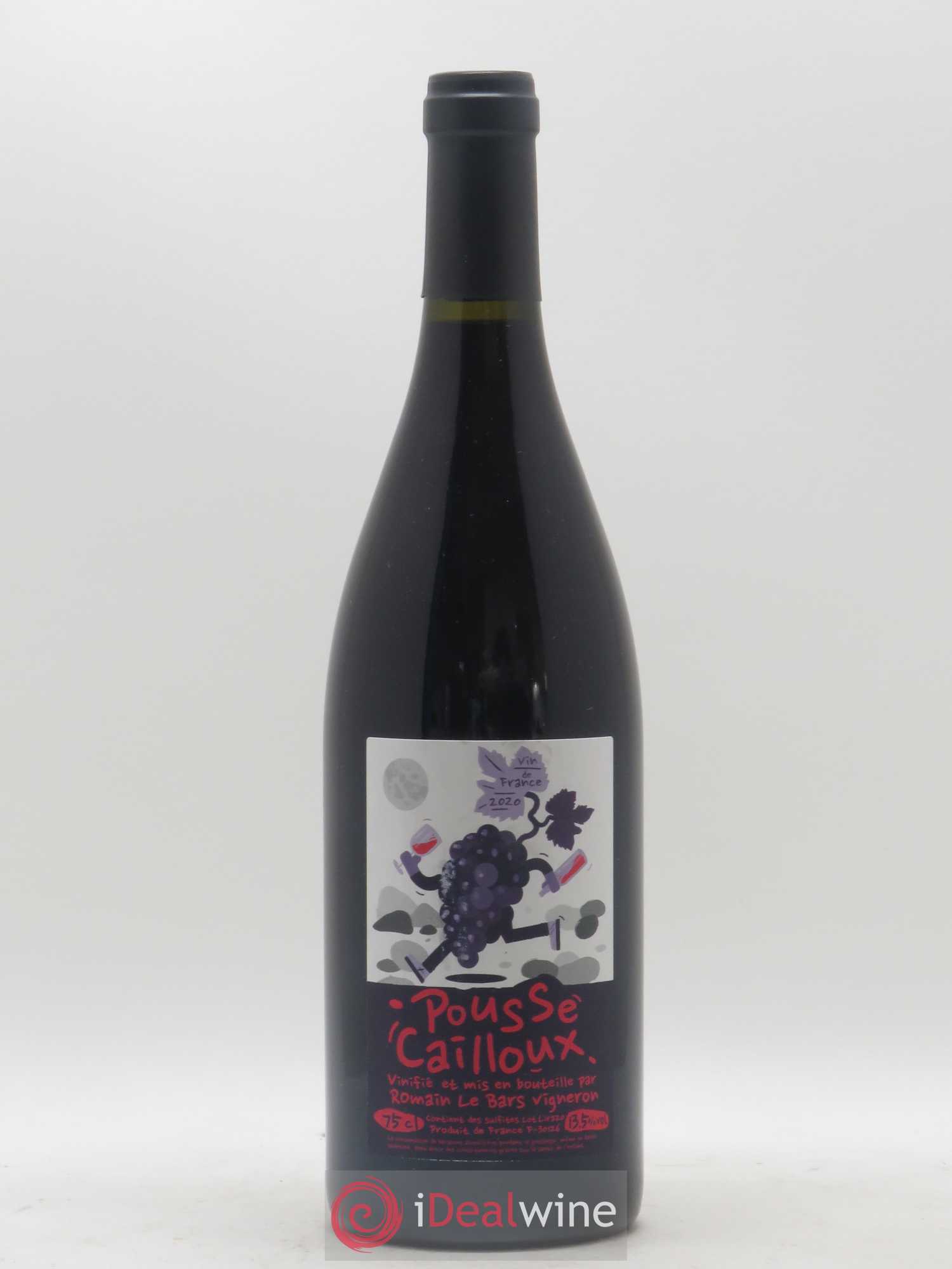 Vin de France Pousse Caillou Romain Le Bars 2020 - Lot de 1 bouteille - 0
