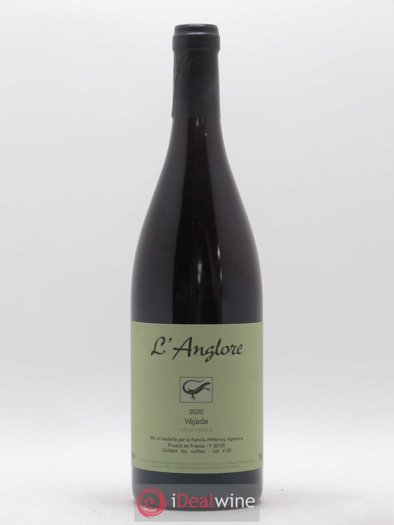 Vin de France Véjade L'Anglore 2020 - Lot de 1 bouteille - 0