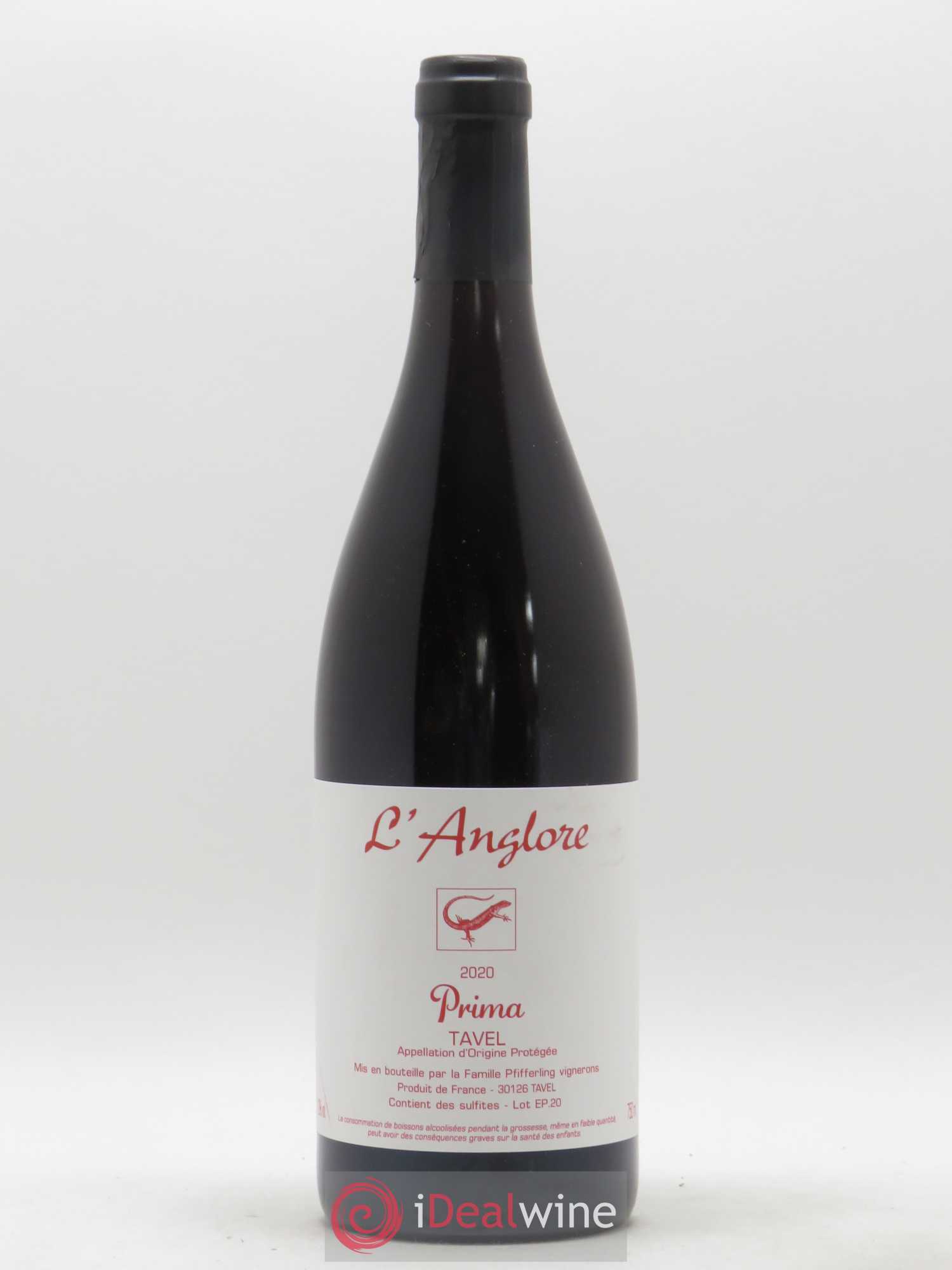 Tavel Prima L'Anglore 2020 - Lot de 1 bouteille - 0