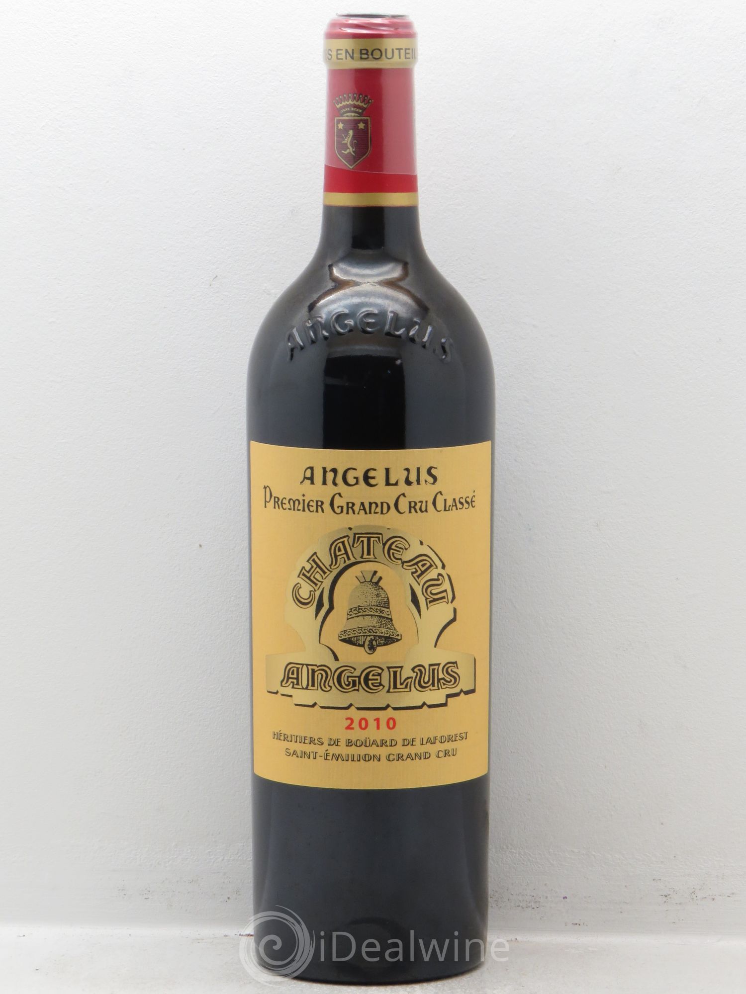 Château Angélus 1er Grand Cru Classé A 2010 - Lot de 1 bouteille - 0