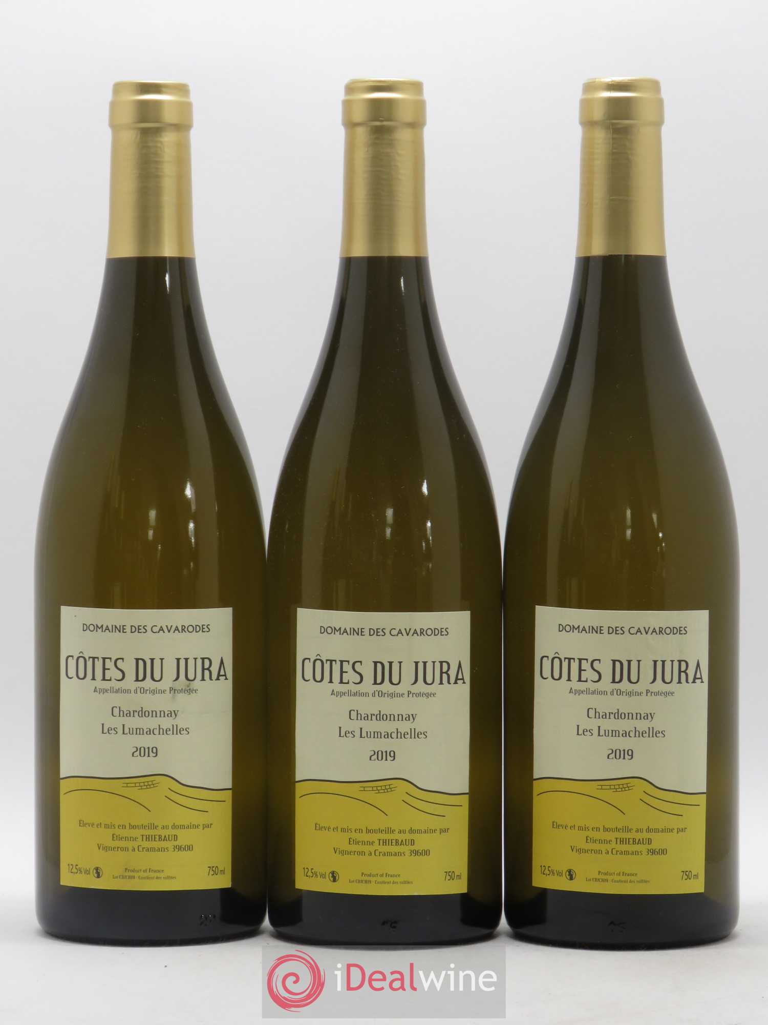 Côtes du Jura Chardonnay Les Lumachelles Cavarodes (Domaine des) - Etienne Thiébaud 2019 - Lot de 6 bouteilles - 2