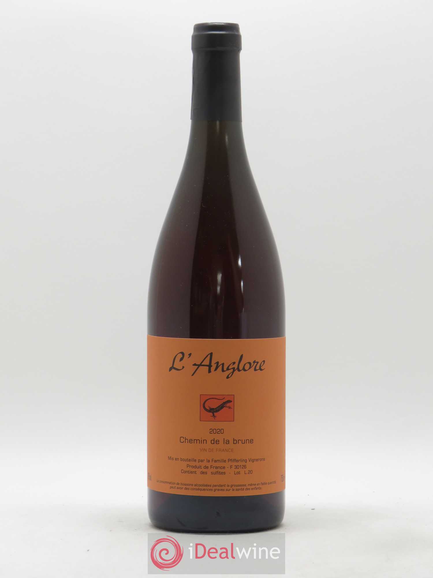 Vin de France Chemin de la brune L'Anglore 2020 - Lot de 1 bouteille - 0