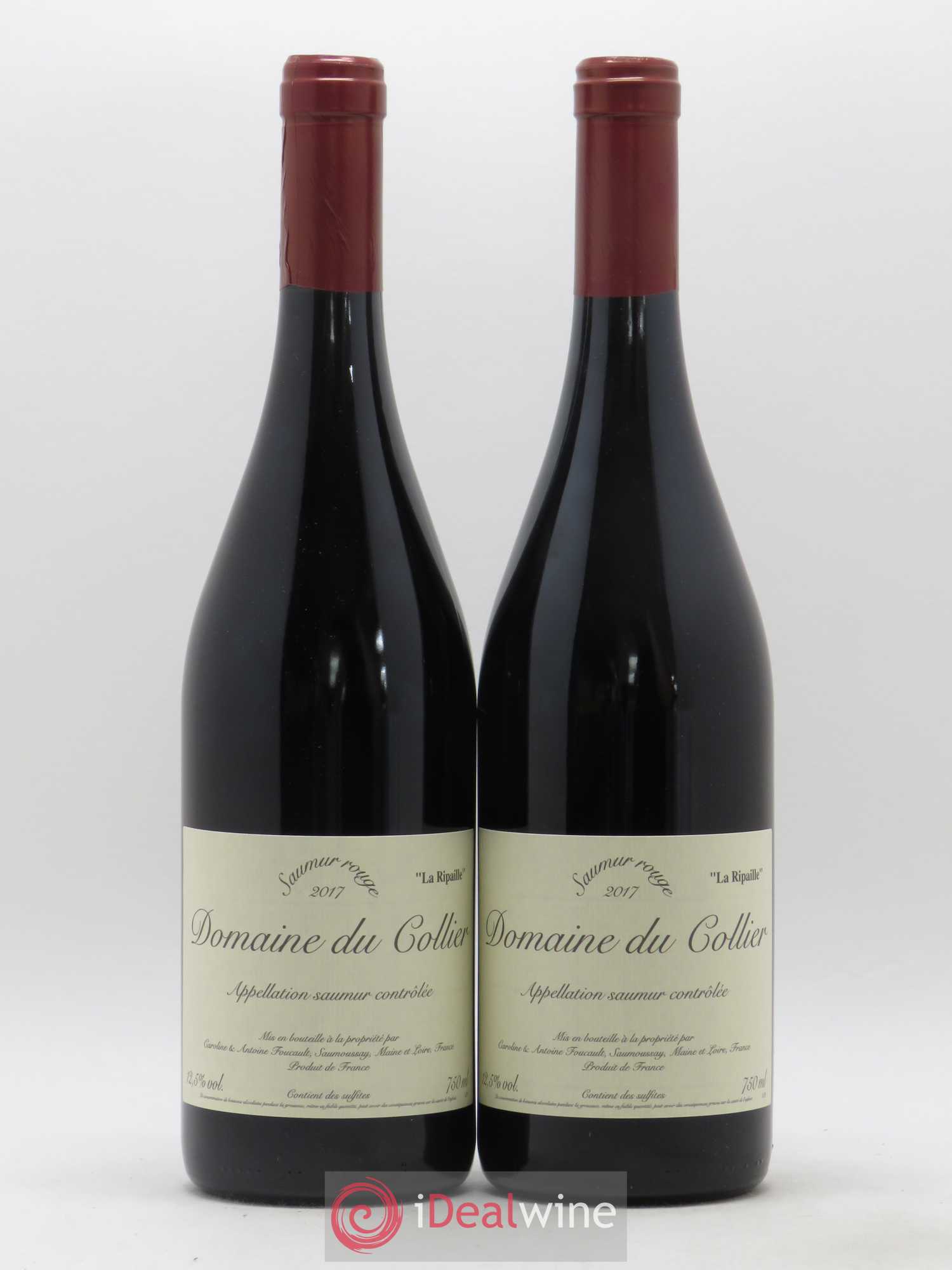 Saumur La Ripaille Domaine du Collier 2017 - Lot de 2 bouteilles - 0
