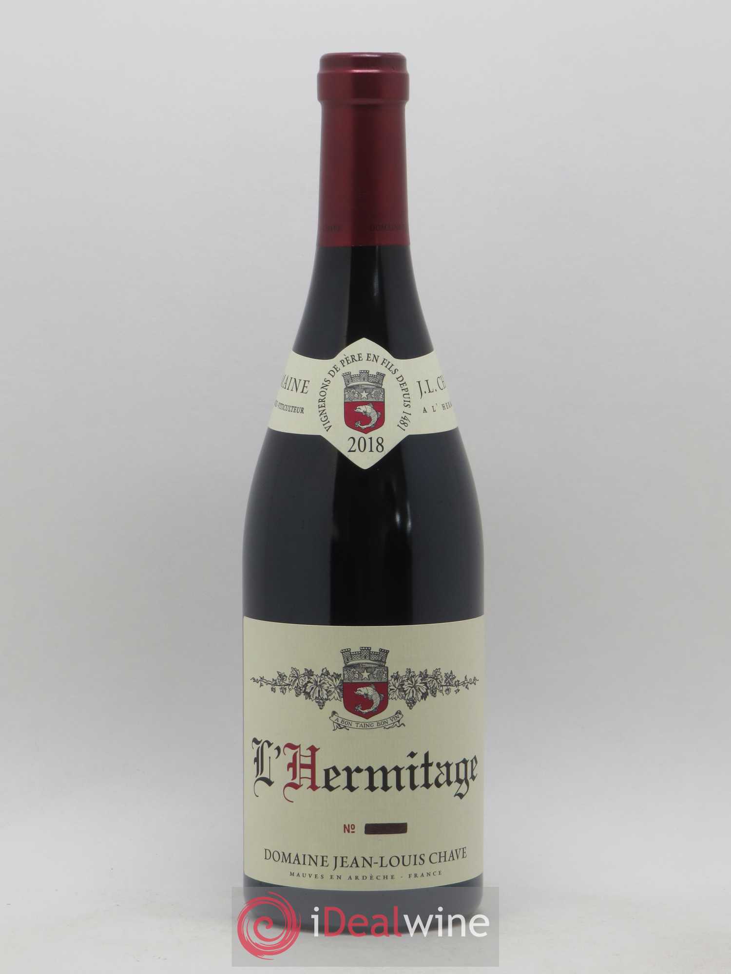Hermitage Jean-Louis Chave 2018 - Lot de 1 bouteille - 0