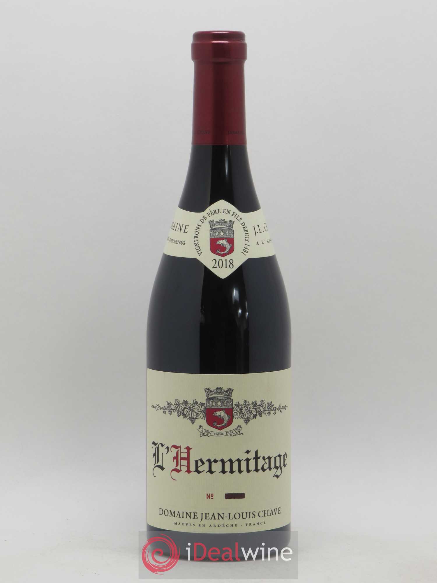 Hermitage Jean-Louis Chave 2018 - Lot de 1 bouteille - 0