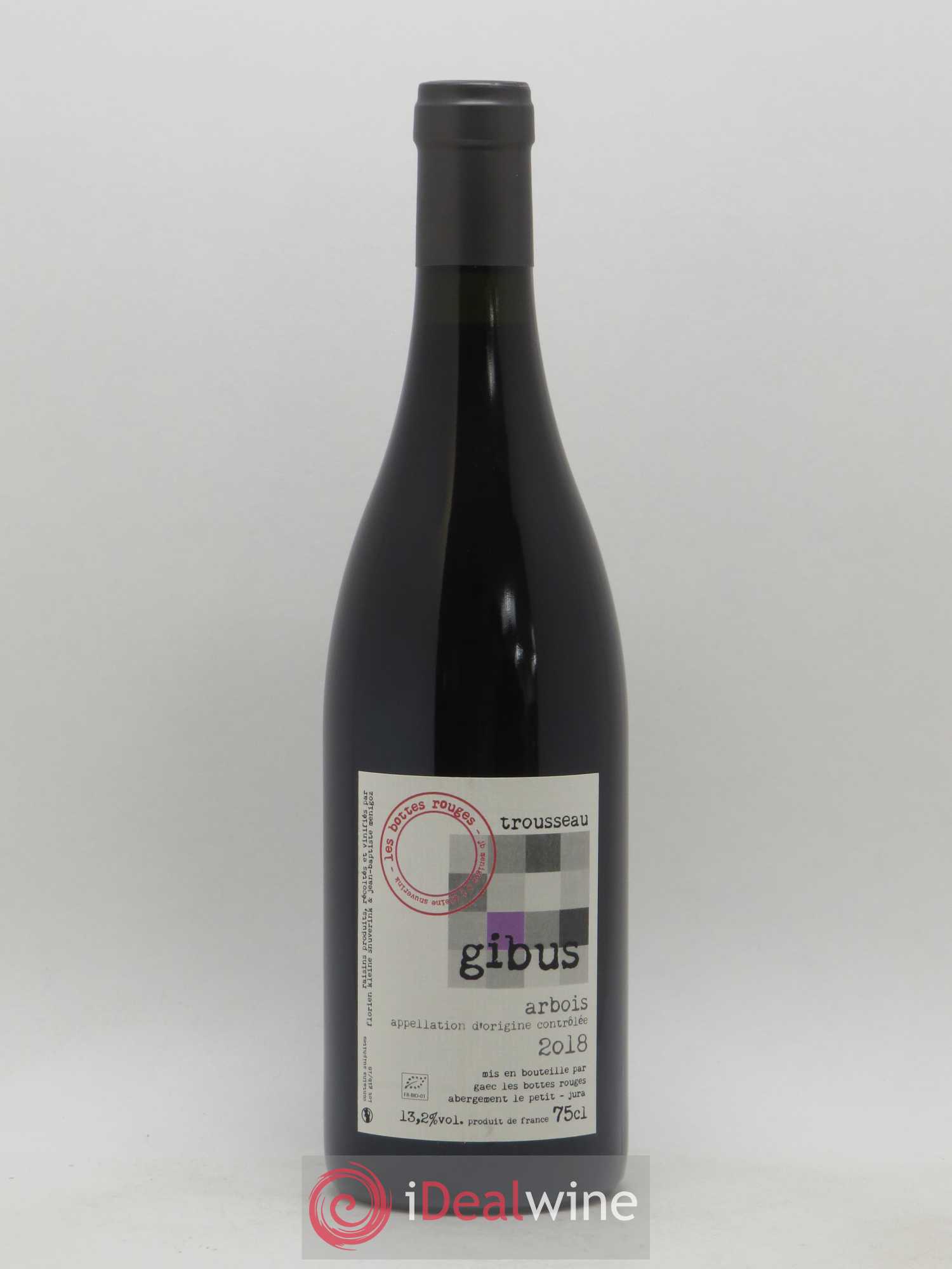 Arbois Gibus Trousseau Les Bottes Rouges 2018 - Lot of 1 bottle - 0