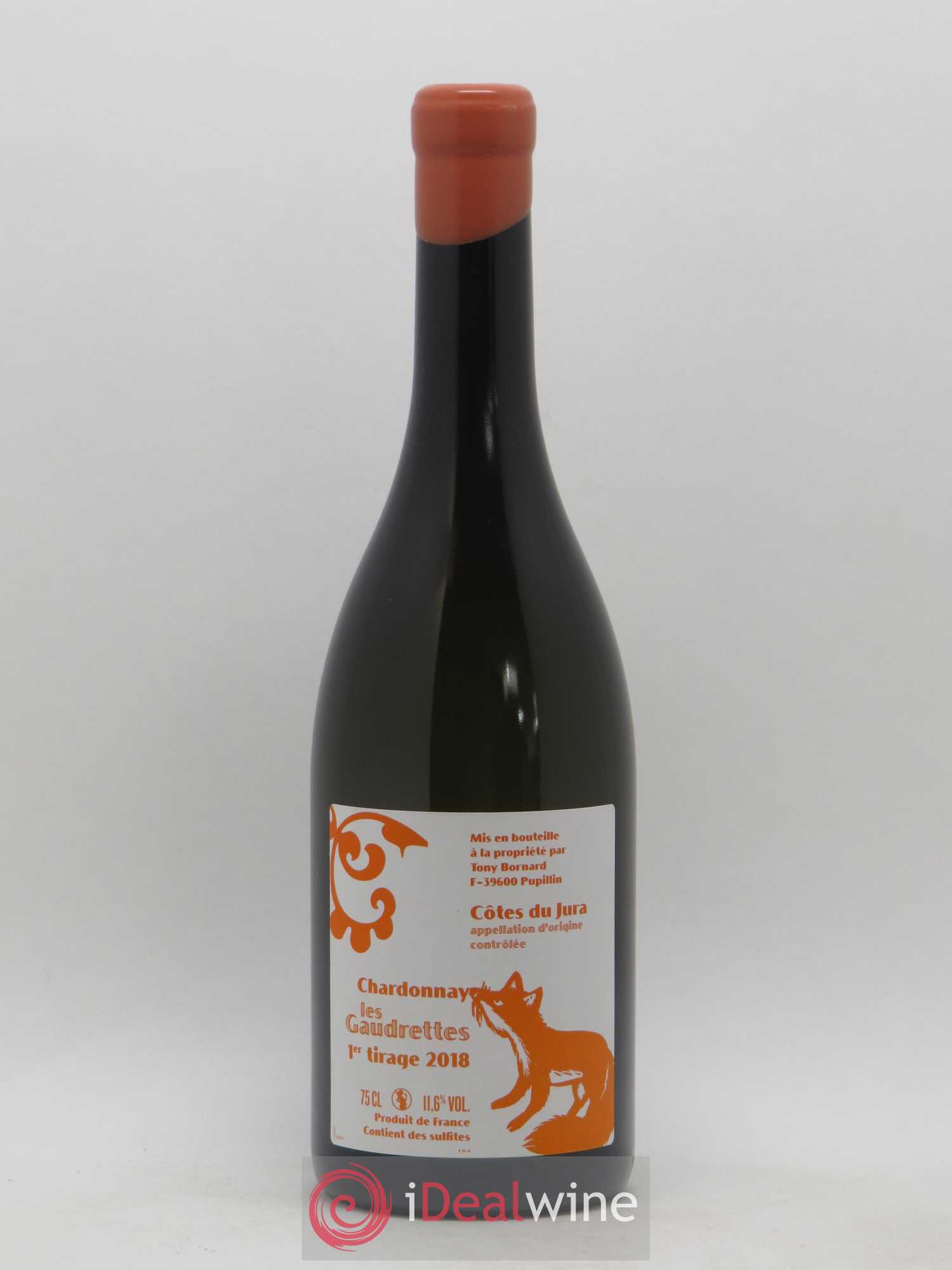 Côtes du Jura Les Gaudrettes 1er tirage Bornard 2018 - Posten von 1 Flasche - 0
